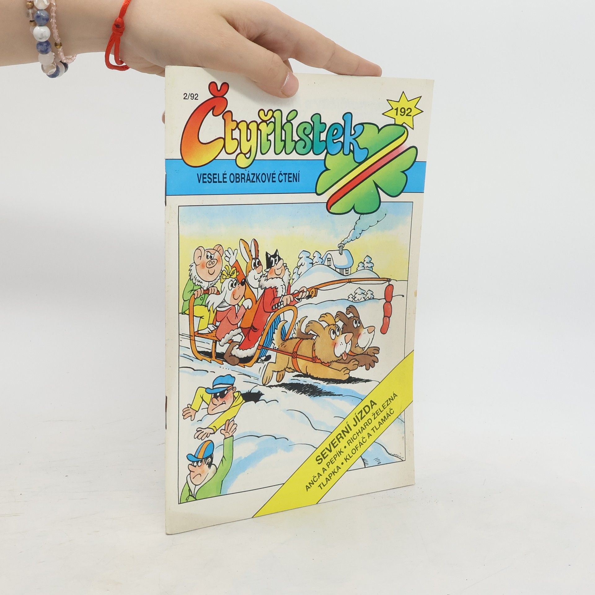 Jaroslav Němeček Čtyřlístek 192. 2/1992. Severní jízda