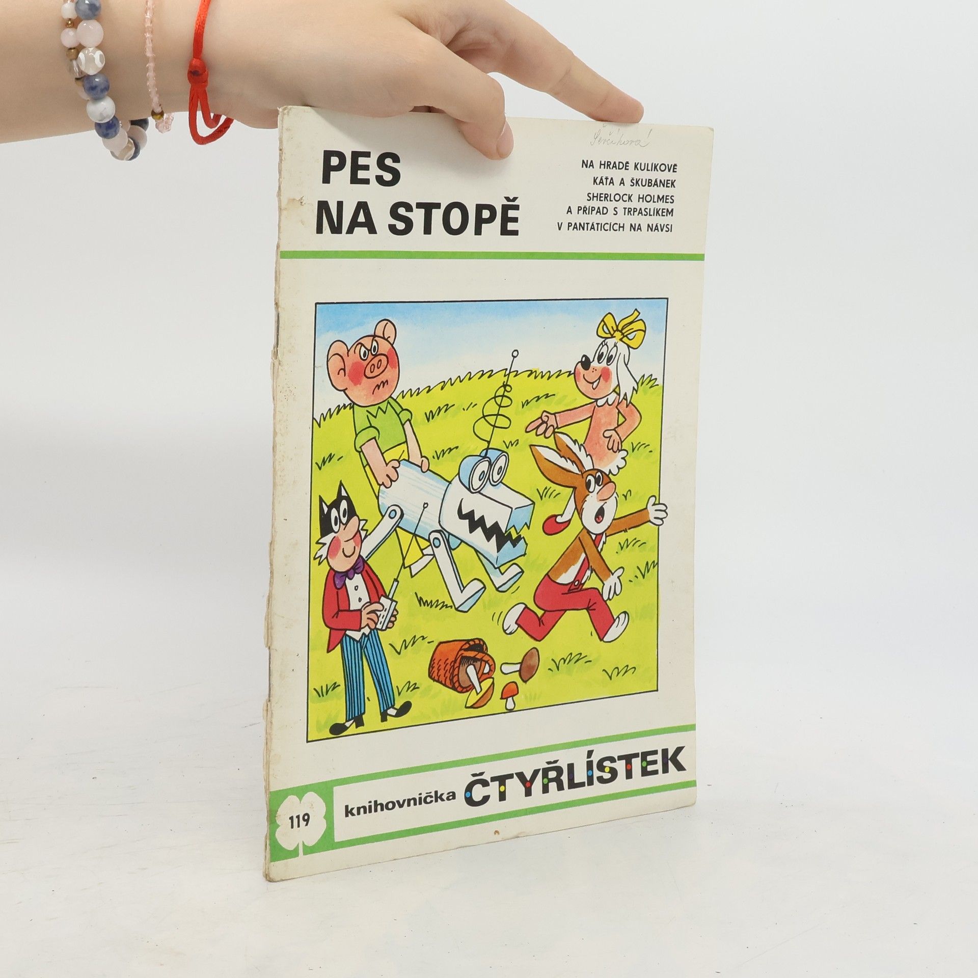Ljuba Štíplová Čtyřlístek 119. Pes na stopě