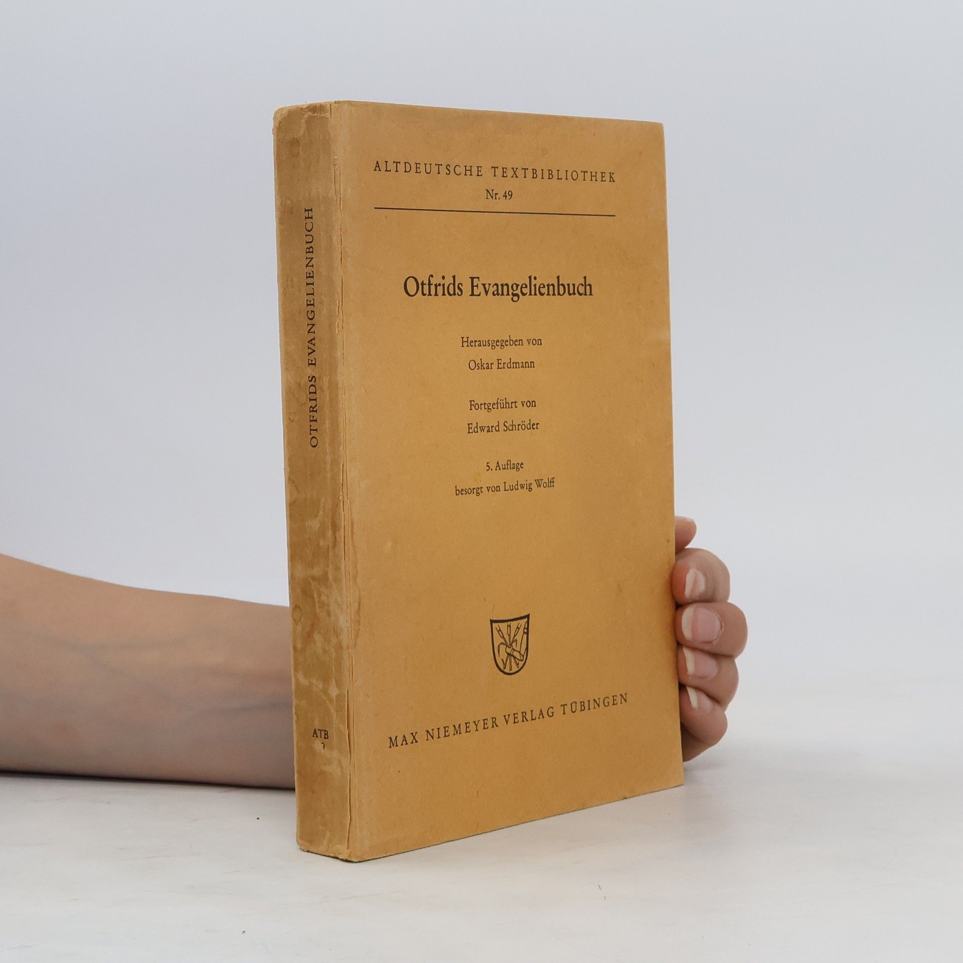 Oskar Erdmann Otfrids Evangelienbuch