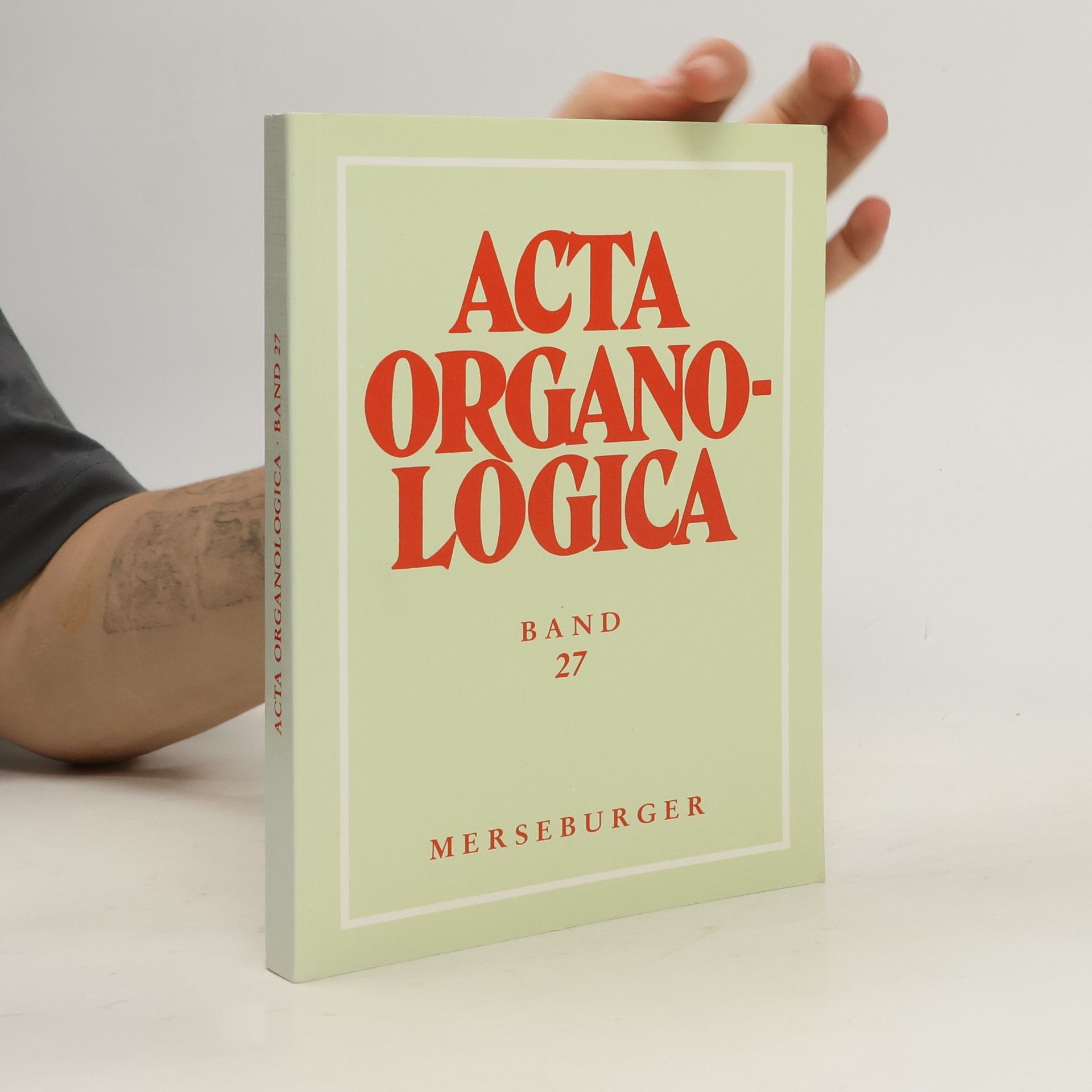 Autores varios Acta organologica