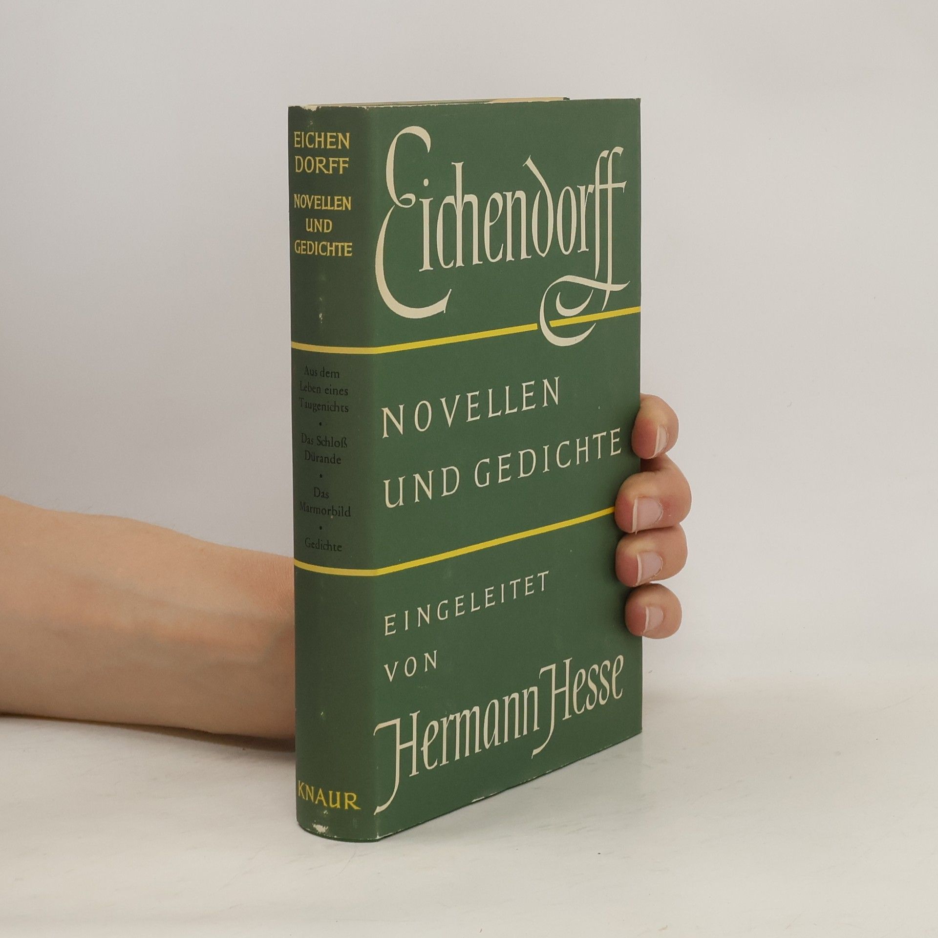 Joseph von Eichendorff Novellen und Gedichte