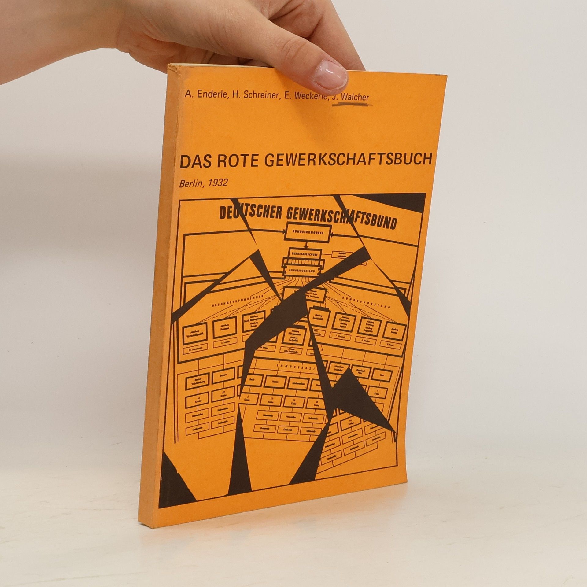 Eduard Weckerle Das rote Gewerkschaftsbuch