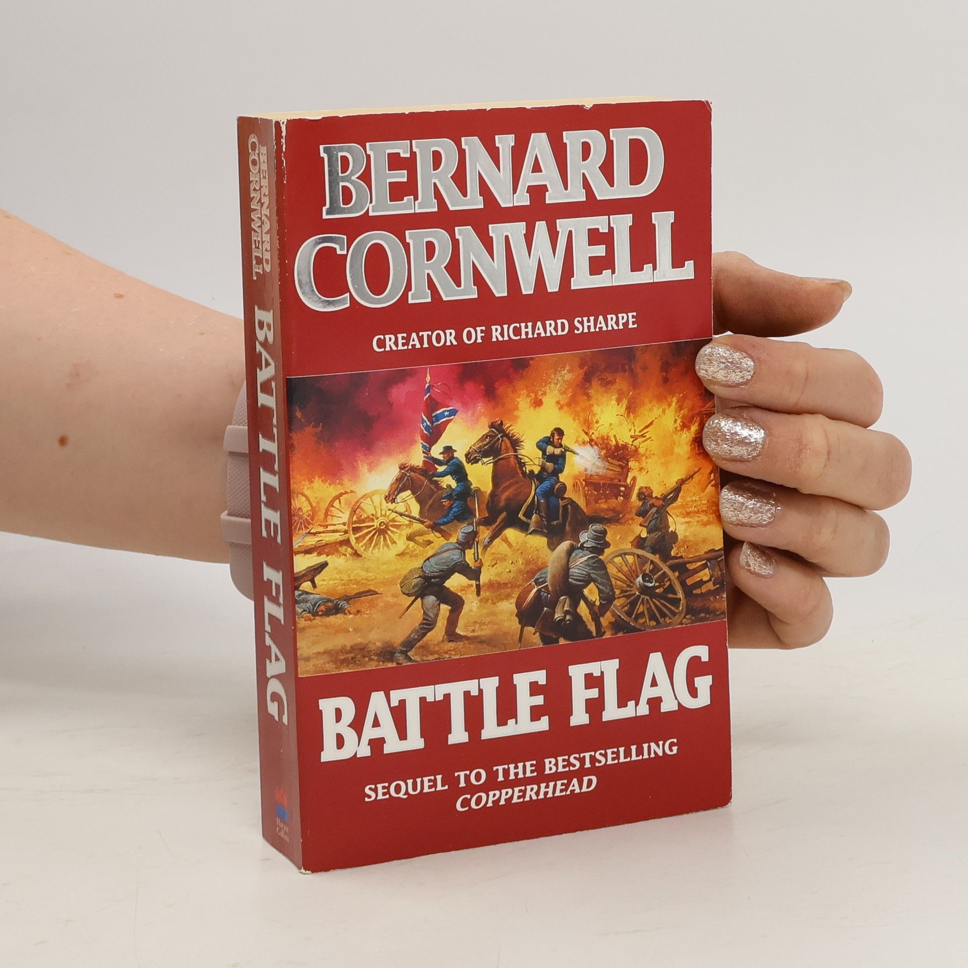 Bernard Cornwell Battle flag