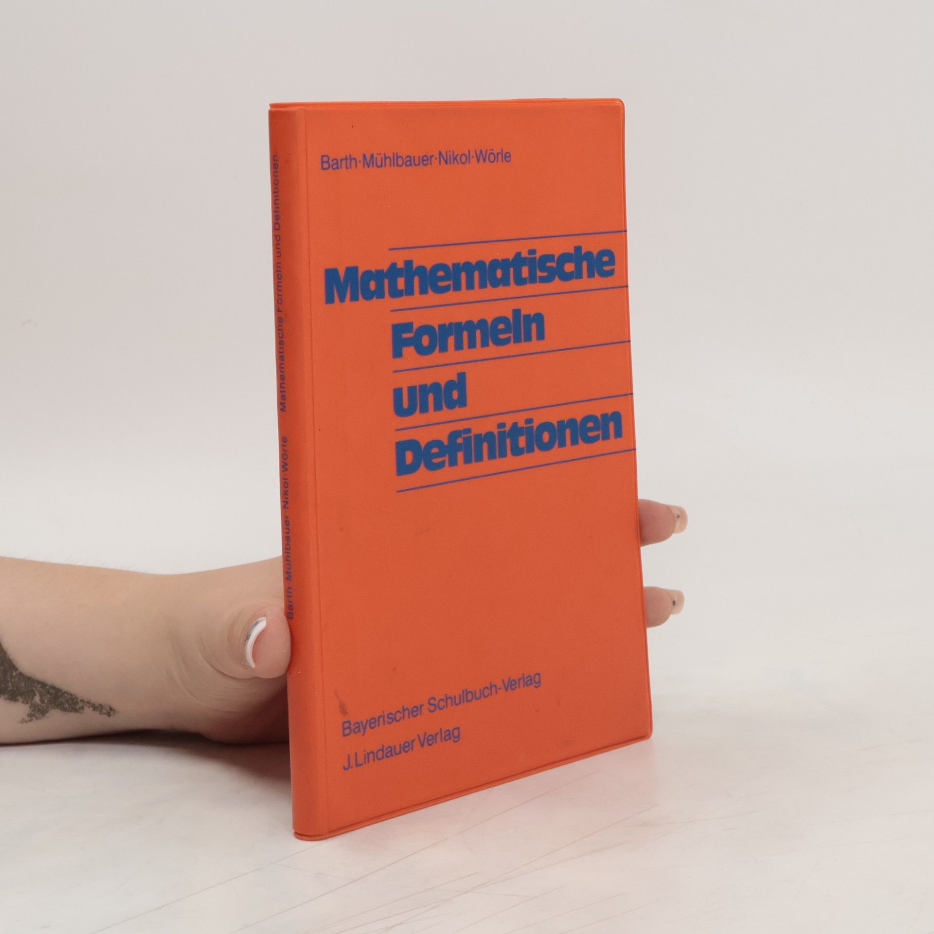 Barth Mühlbauer Mathematische Formeln und Definitionen