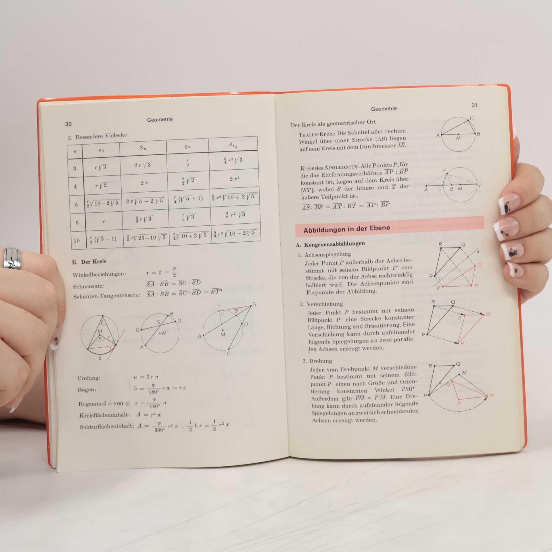 Barth Mühlbauer Mathematische Formeln und Definitionen
