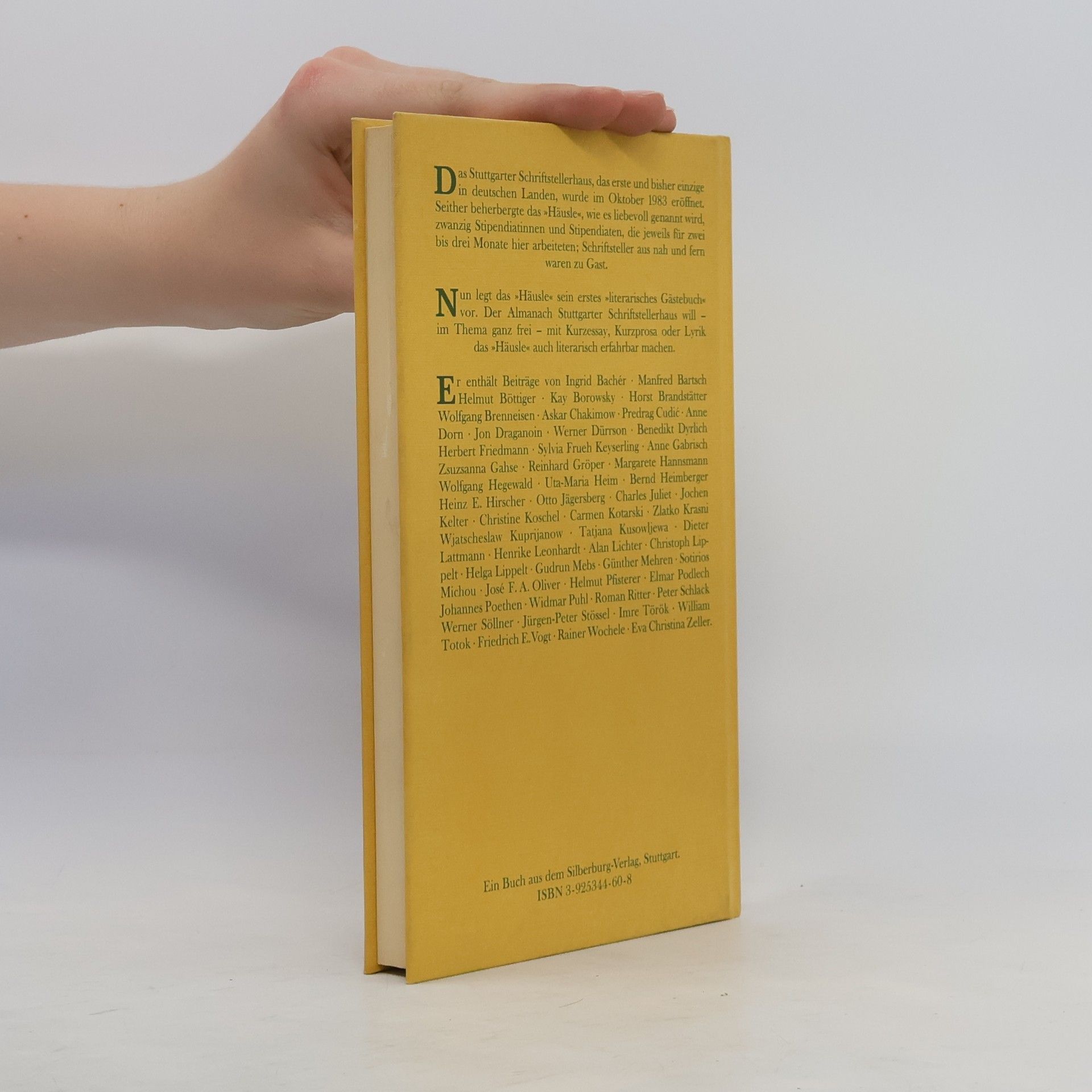kolektiv Almanach Stuttgarter Schriftstellerhaus I.