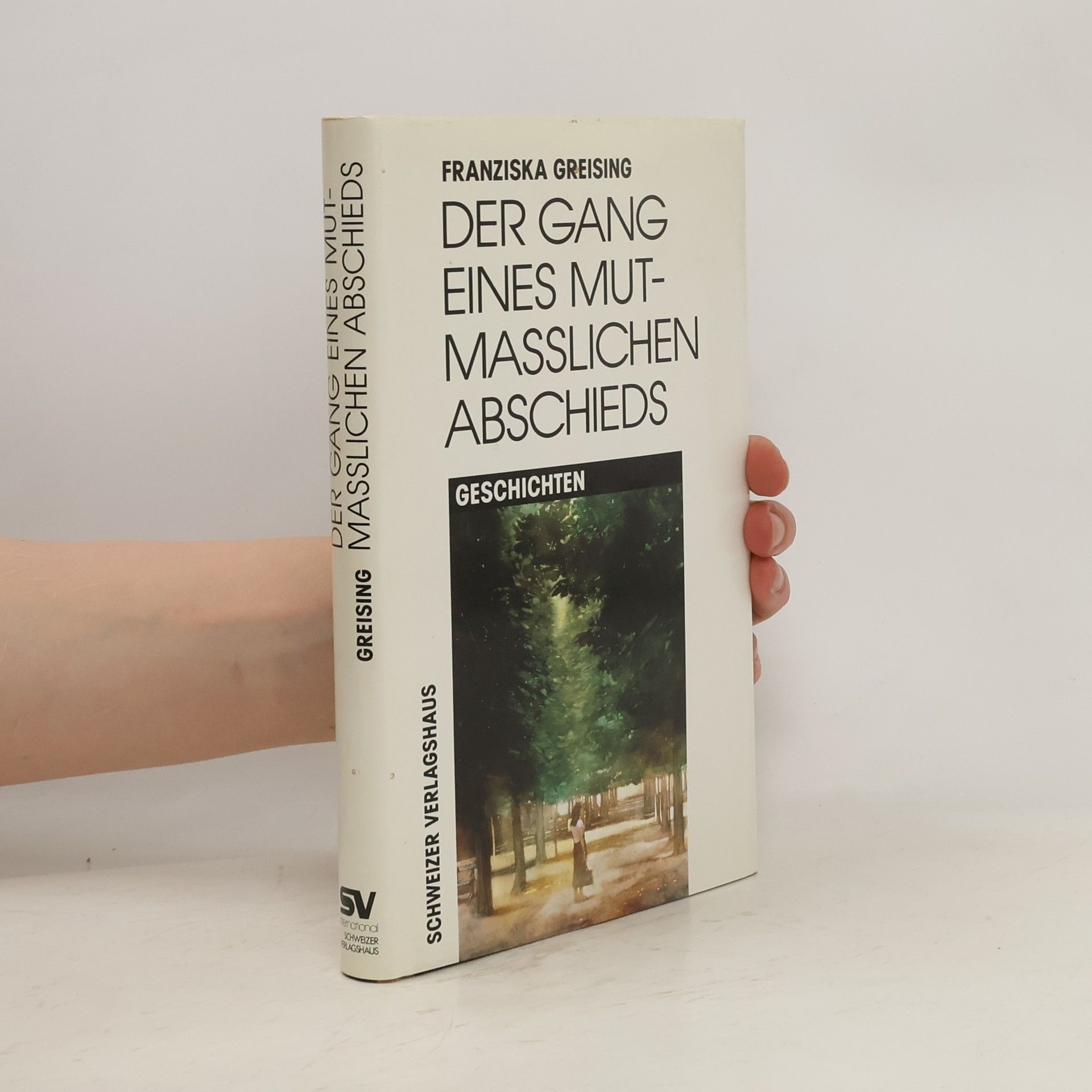 Franziska Greising Der Gang eines mutmasslichen Abschieds