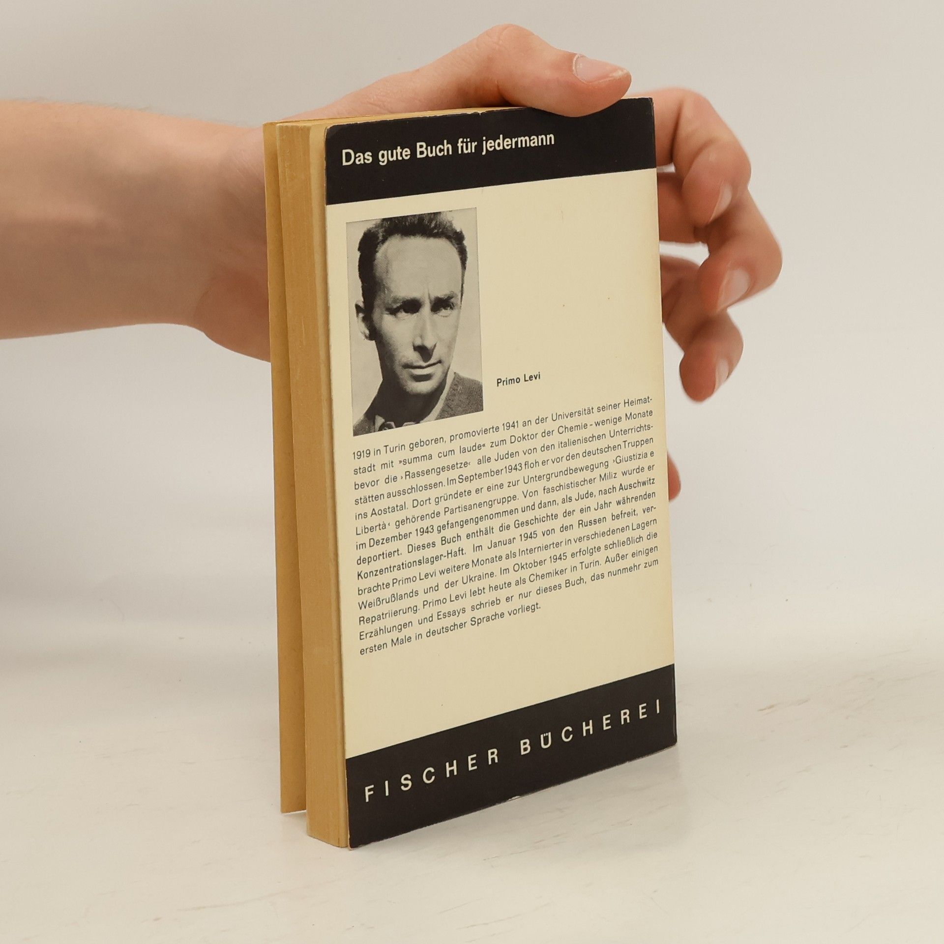 Primo Levi Ist das ein Mensch?