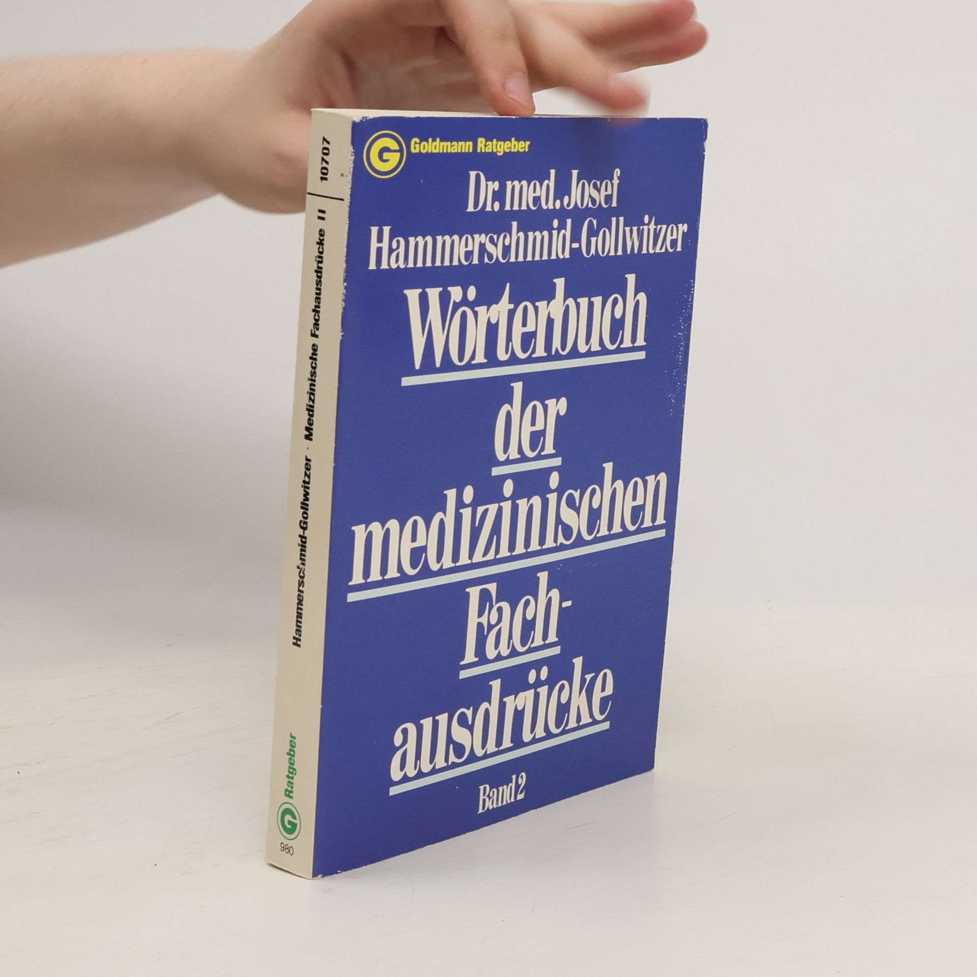 Josef Hammerschmid Gollwitzer Wörterbuch der medizinischen Fachausdrücke 2