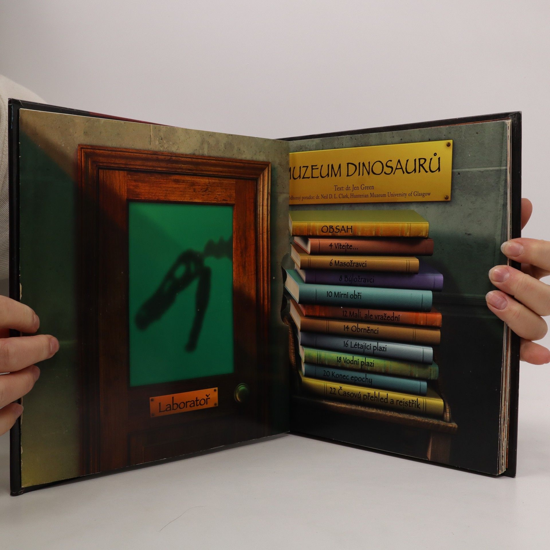 Jen Green Muzeum dinosaurů (pop-up leporelo viz foto)
