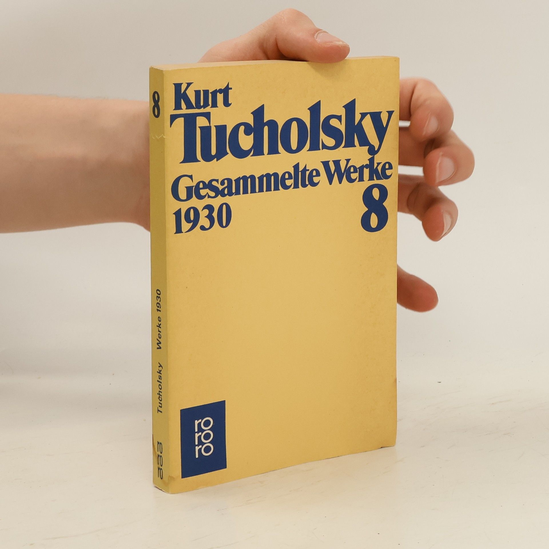 Kurt Tucholsky Gesammelte Werke VIII. 1930.