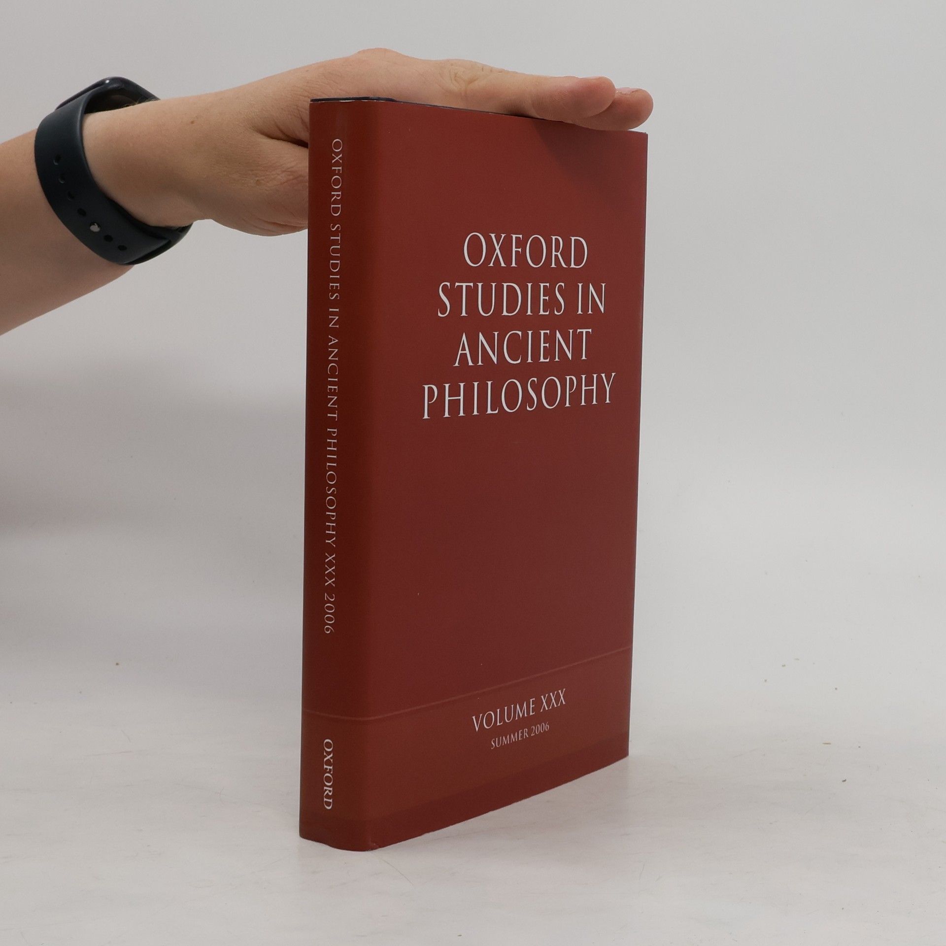 David Sedley Oxford Studies in Ancient Philosophy XXX