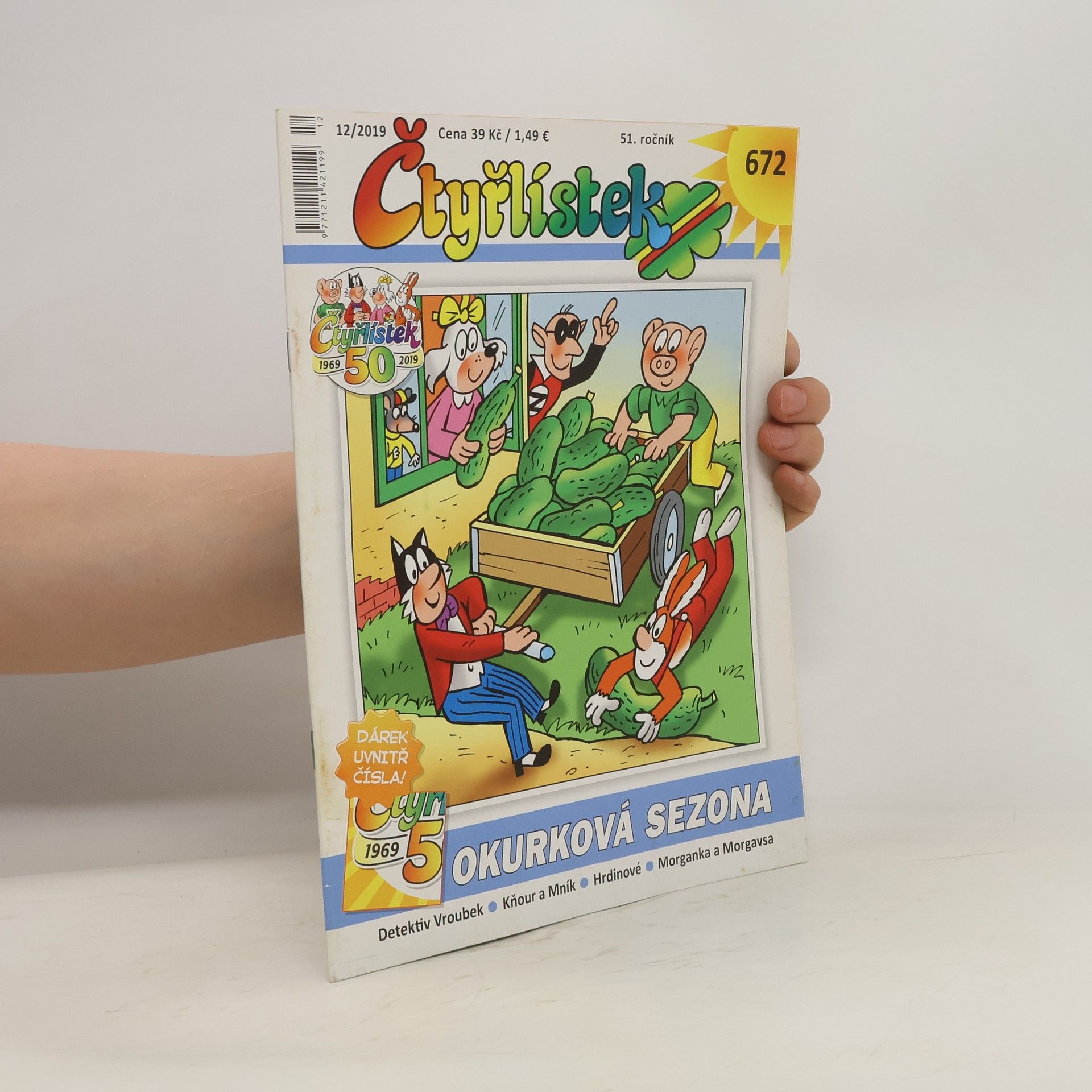 kolektiv Čtyřlístek 672. Okurková sezóna 12/2019, 51. ročník