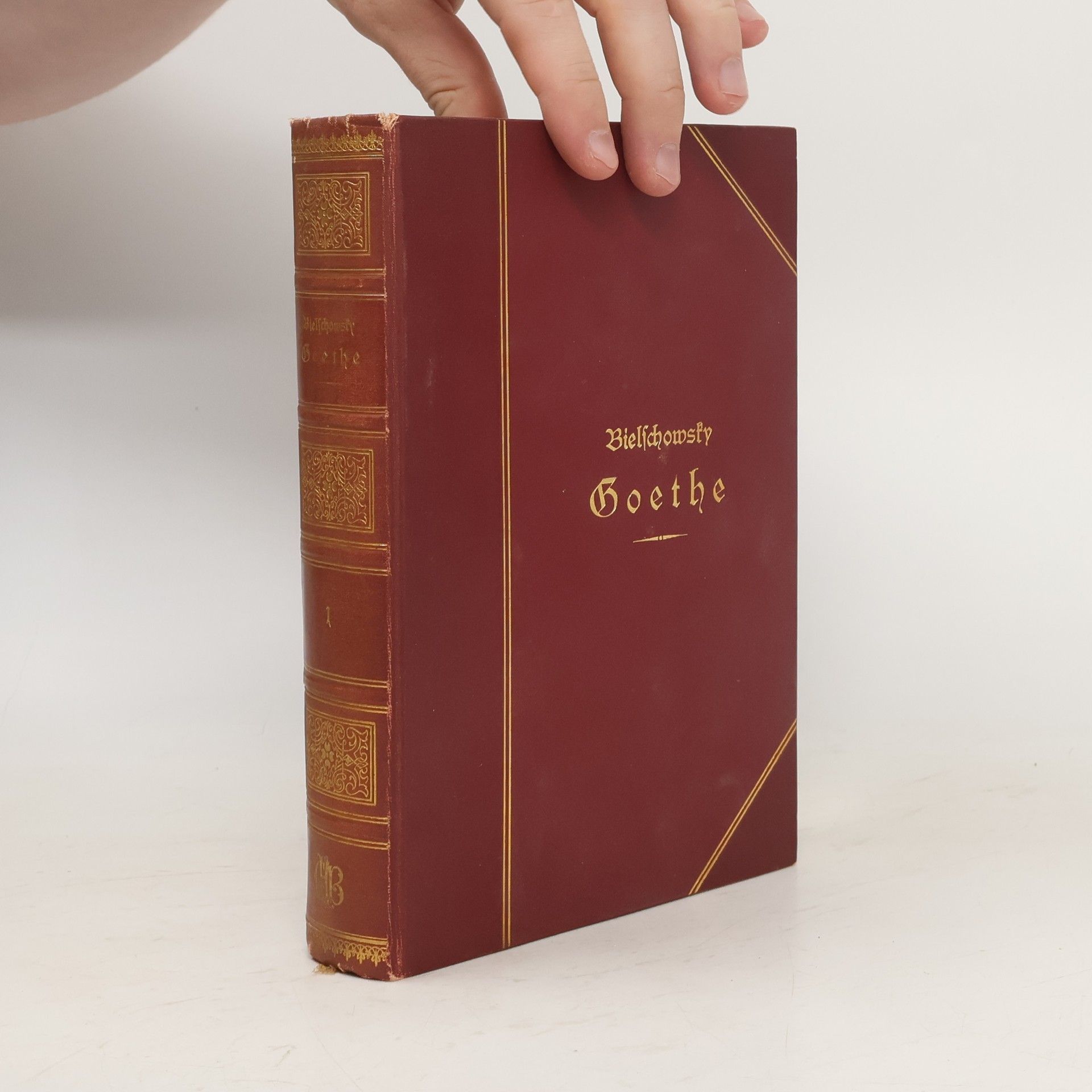 Albert Bielschowsky Goethe in zwei Bänden. Erster Band