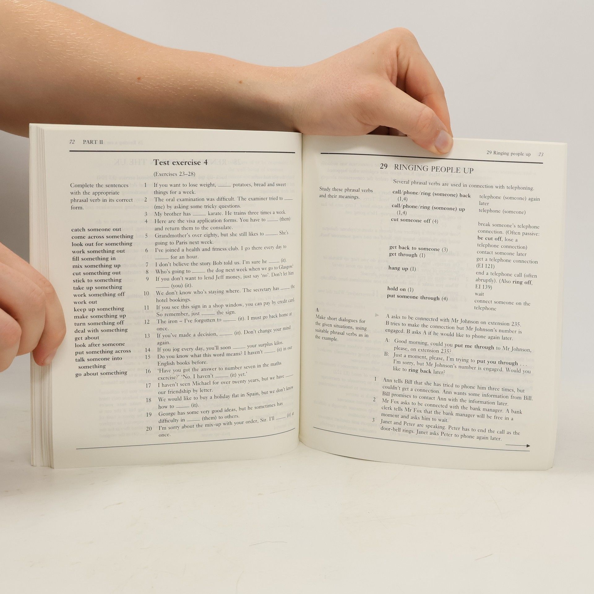 Jennifer Seidl English idioms. Exercises on phrasal verbs