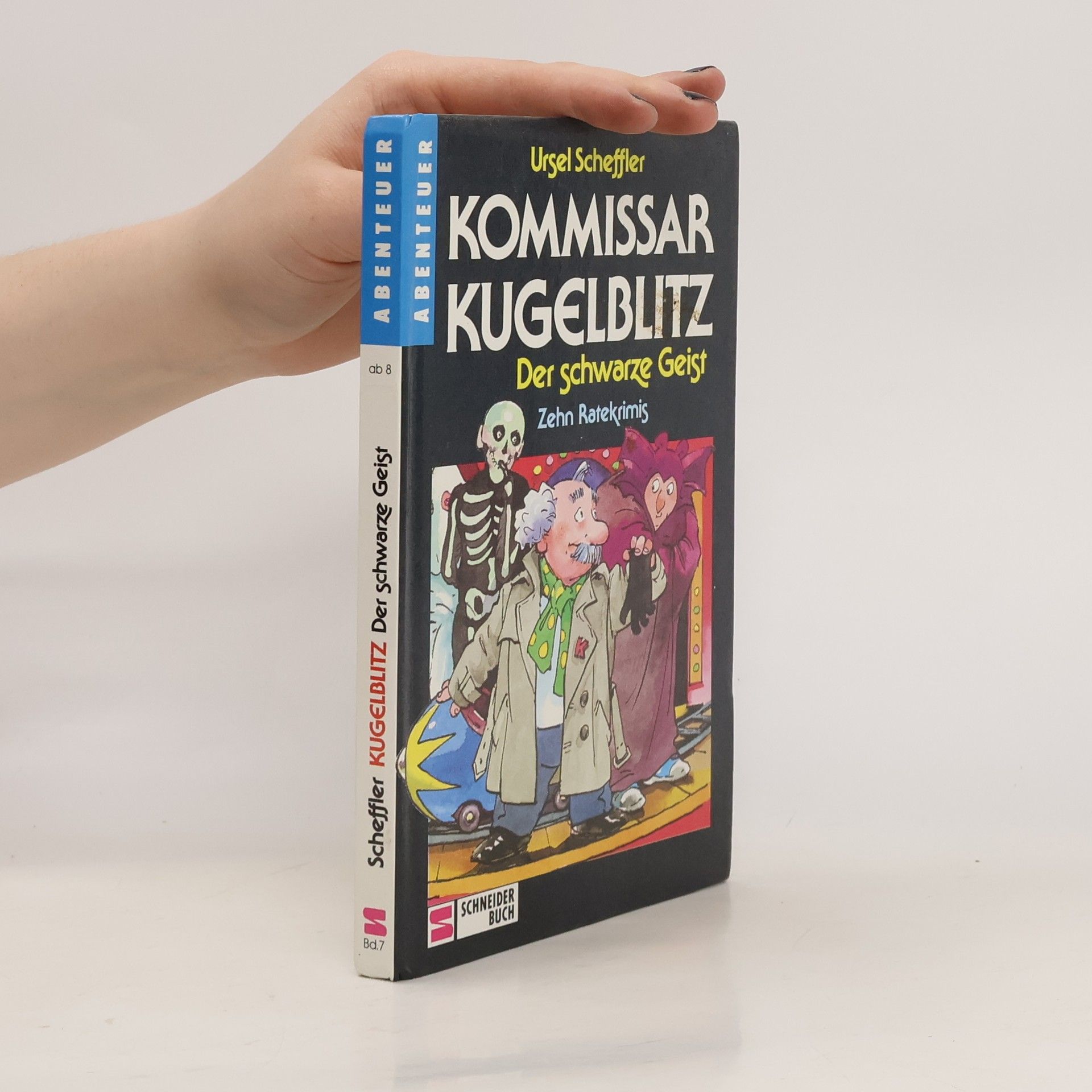 Ursel Scheffler Kommissar Kugelblitz. Der schwarze Geist. Zehn Ratekrimis