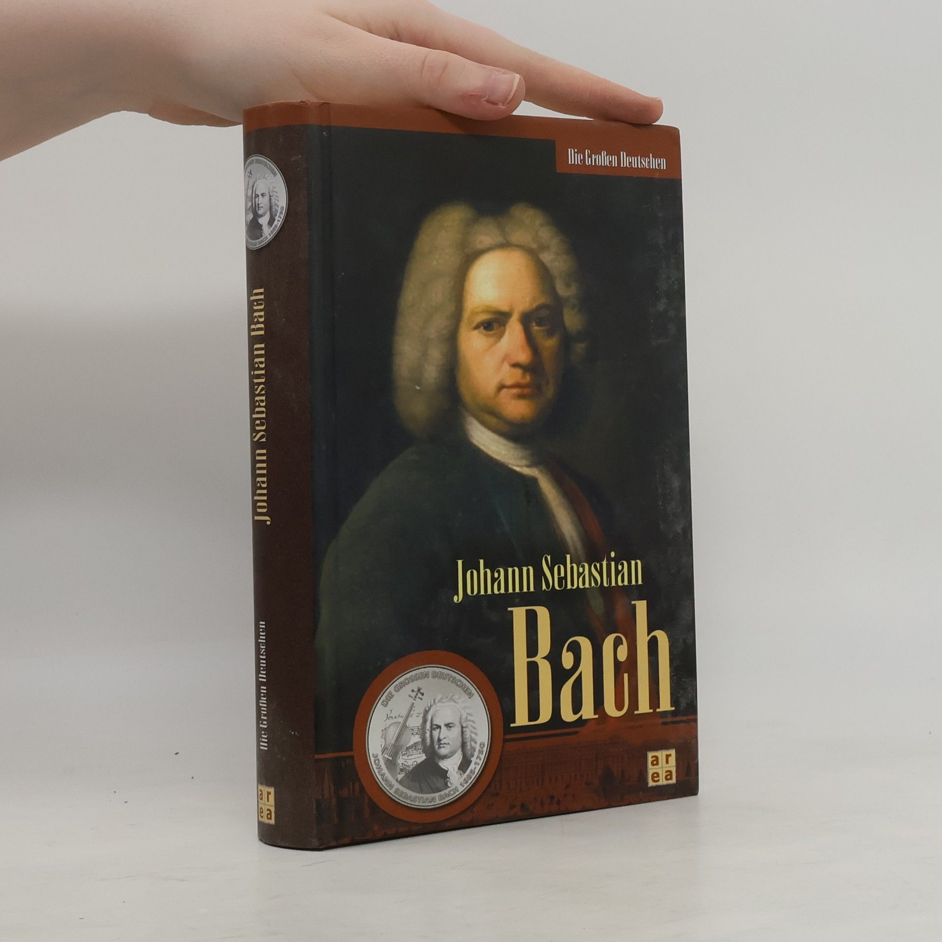 Thomas Carlyle Die Grossen Deutschen - Goethe - Bach - Friedrich der Grosse - 3 Bände mit 3 Münzen als Zugabe
