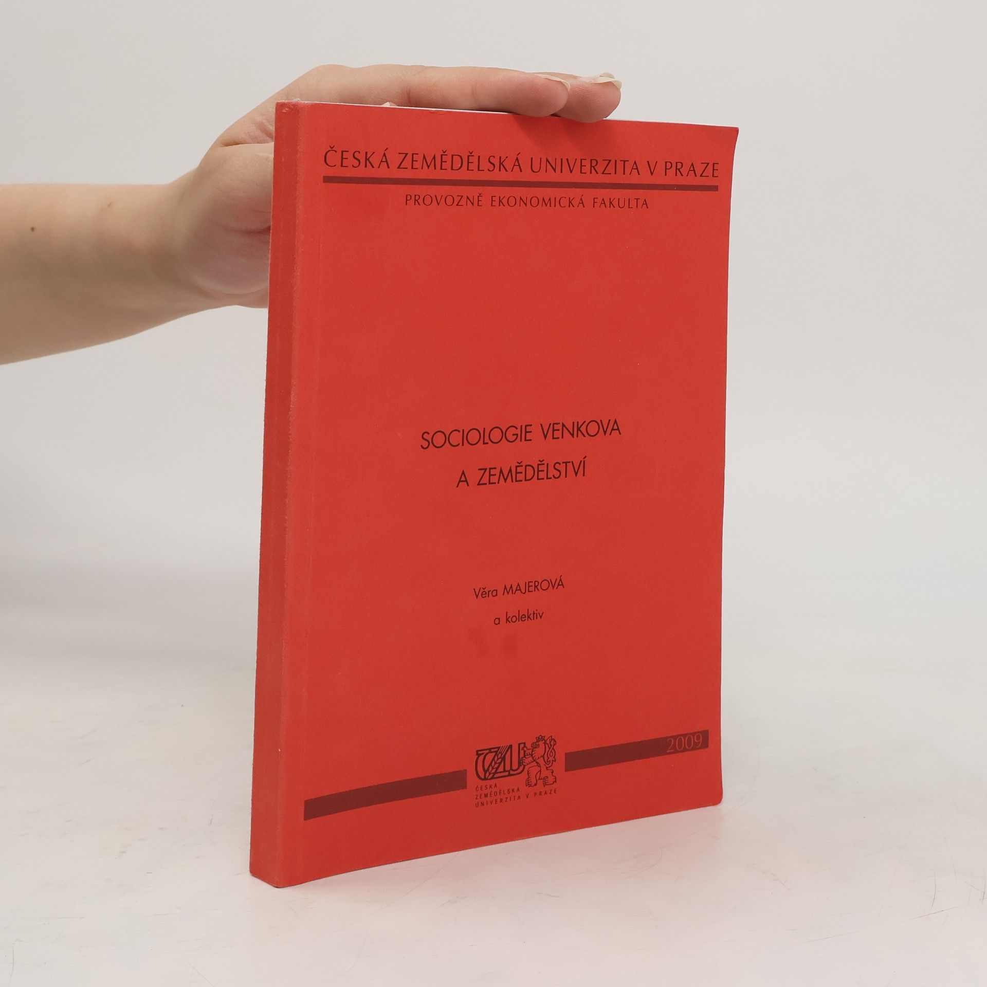 Věra Majerová Sociologie venkova a zemědělství