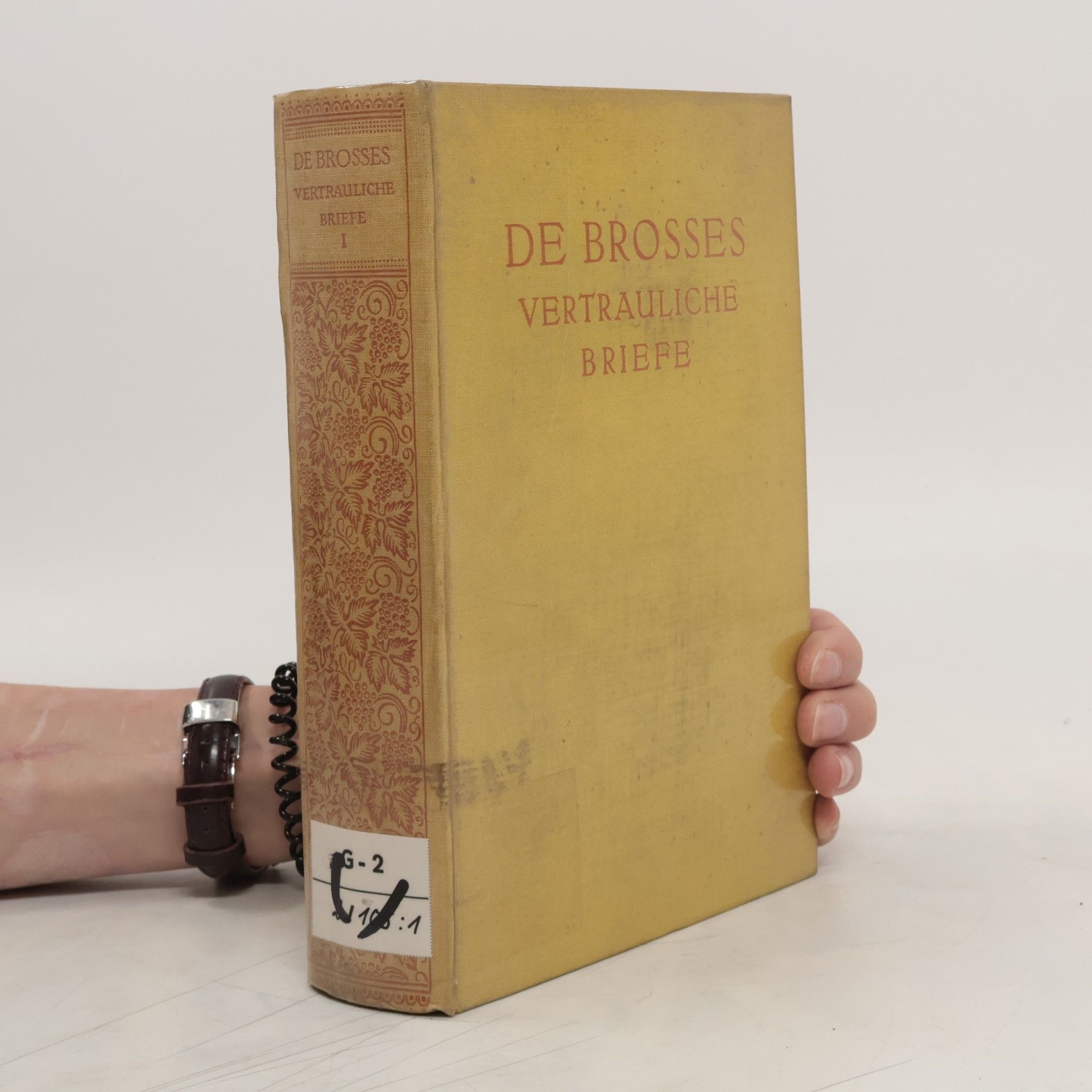 AA.VV. De Brosses vertrauliche briefe 1