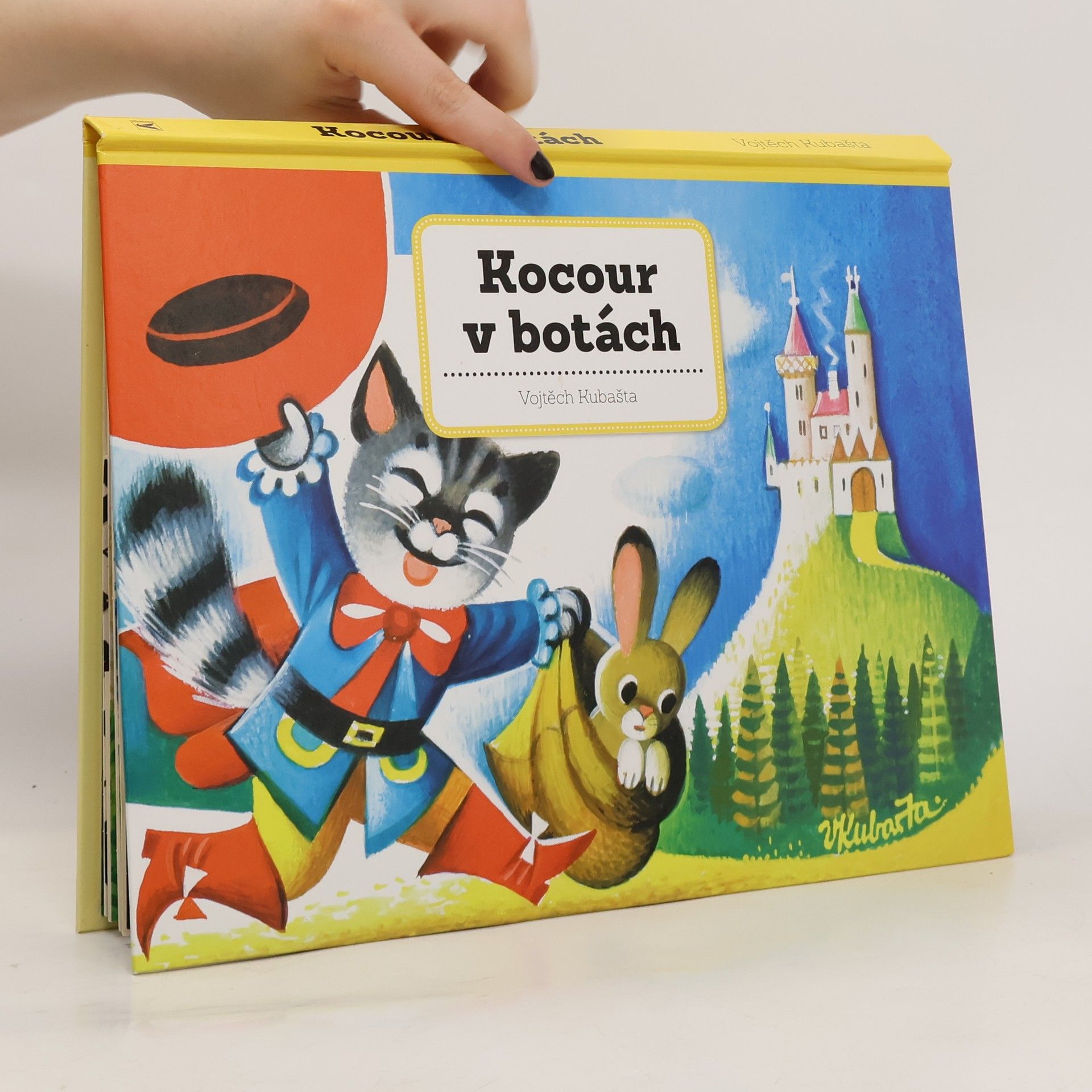 Vojtěch Kubašta Kocour v botách (pop-up leporelo)