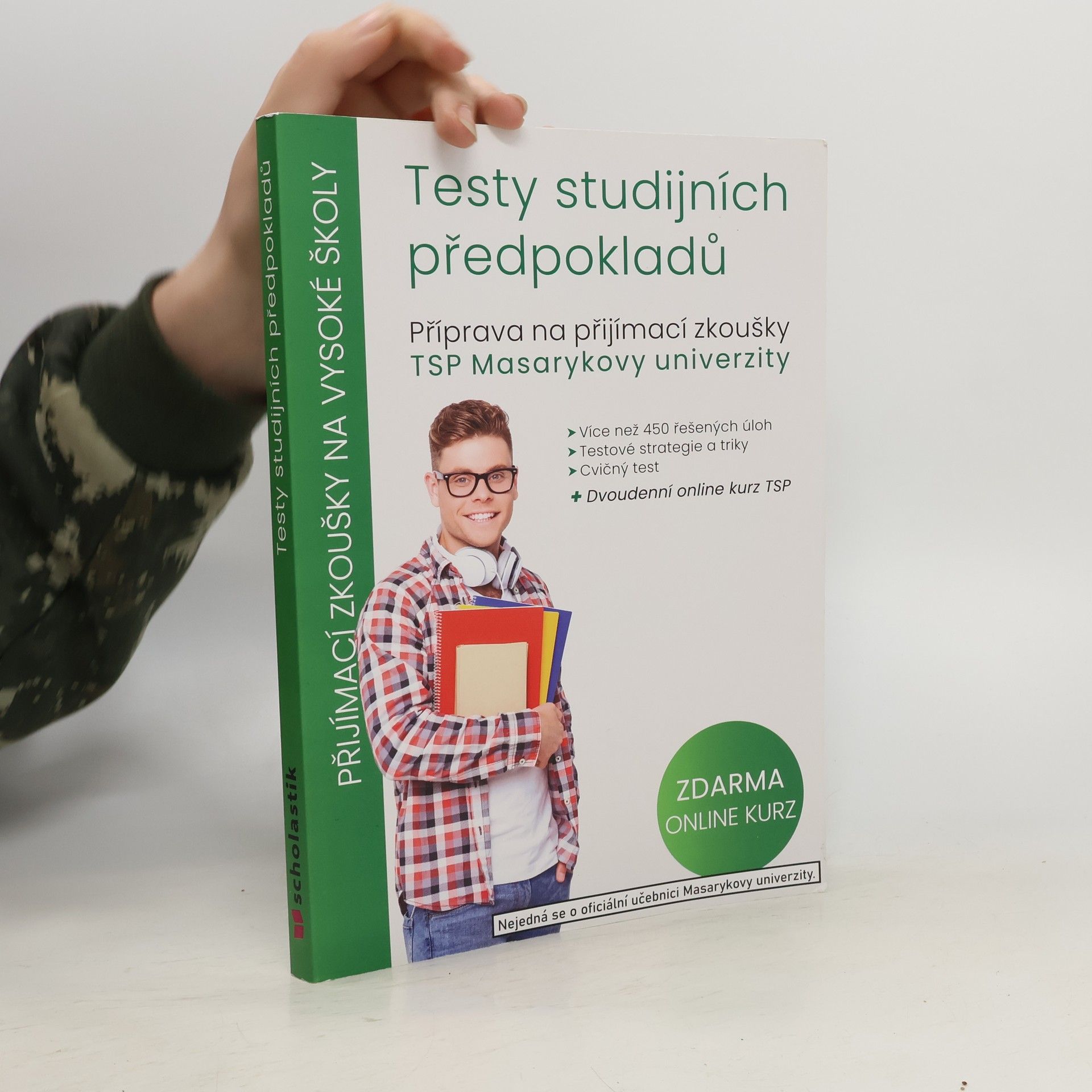 kolektiv Testy studijních předpokladů : příprava na přijímací zkoušky TSP Masarykovy univerzity