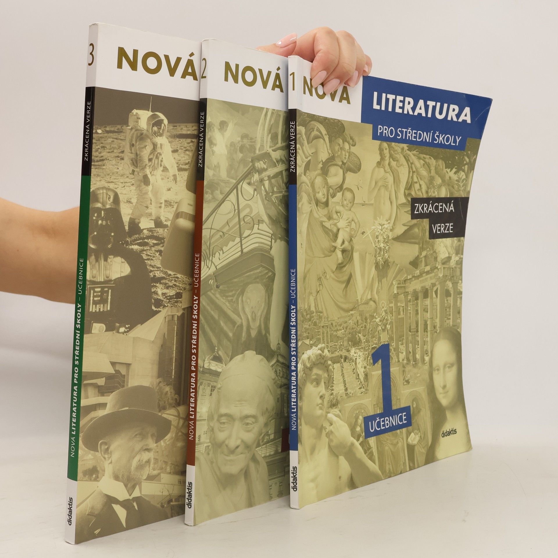 Lukáš Borovička Nová literatura pro střední školy. Učebnice 1 - 3