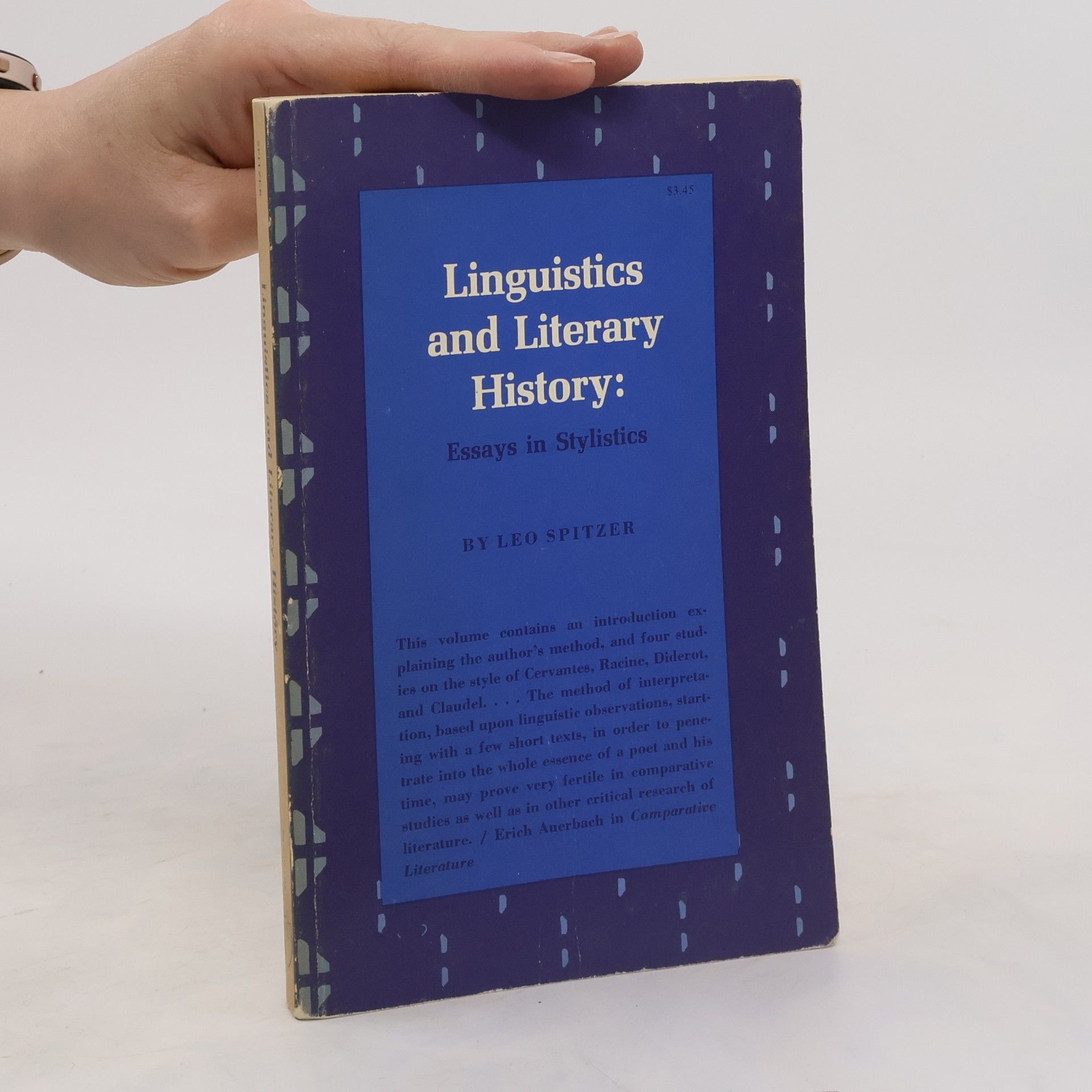 Leo Spitzer Linguistics and Literary History