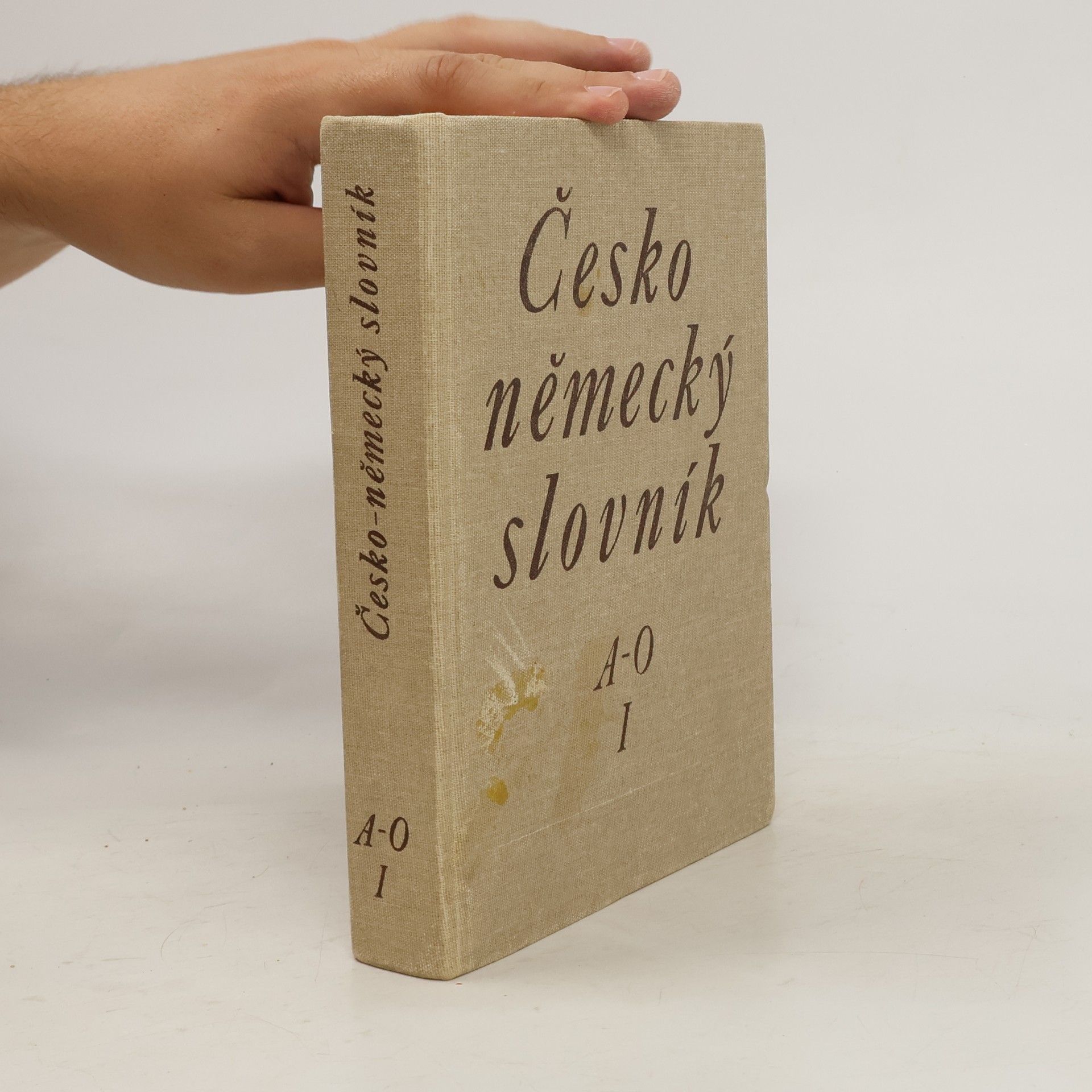 Hugo Siebenschein Česko-německý slovník. [Díl 1], A-O