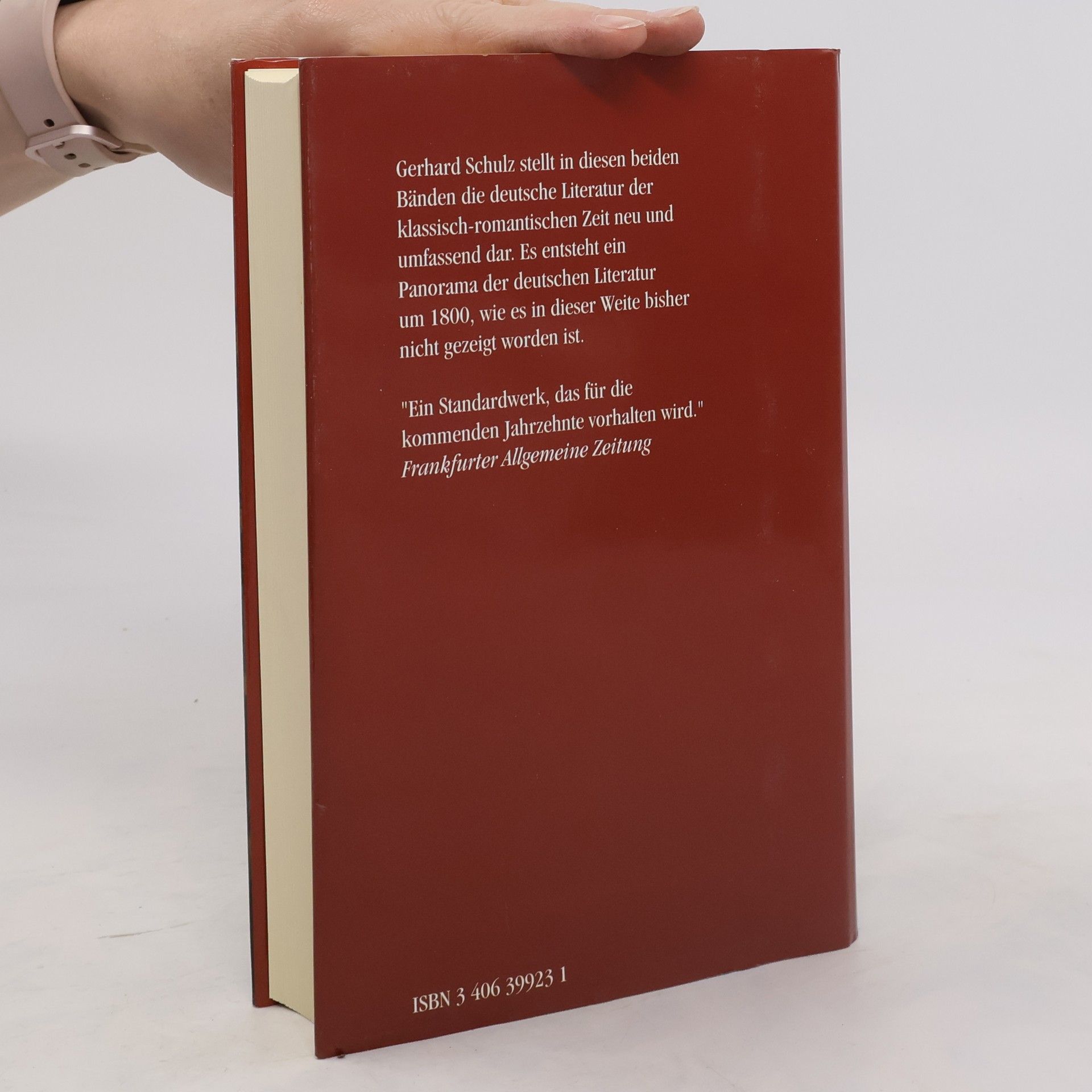 Gerhard Schulz Die deutsche Literatur zwischen Französischer Revolution und Restauration I