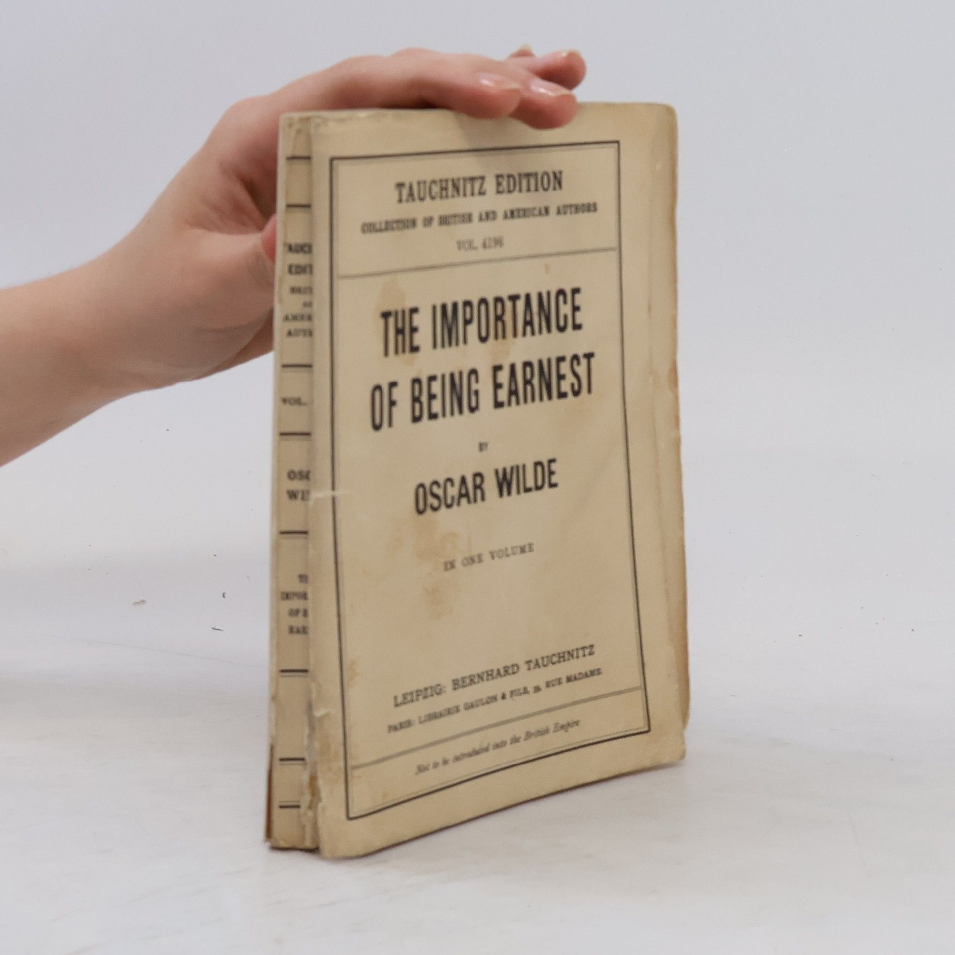 Oscar Wilde The Importance of Being Earnest