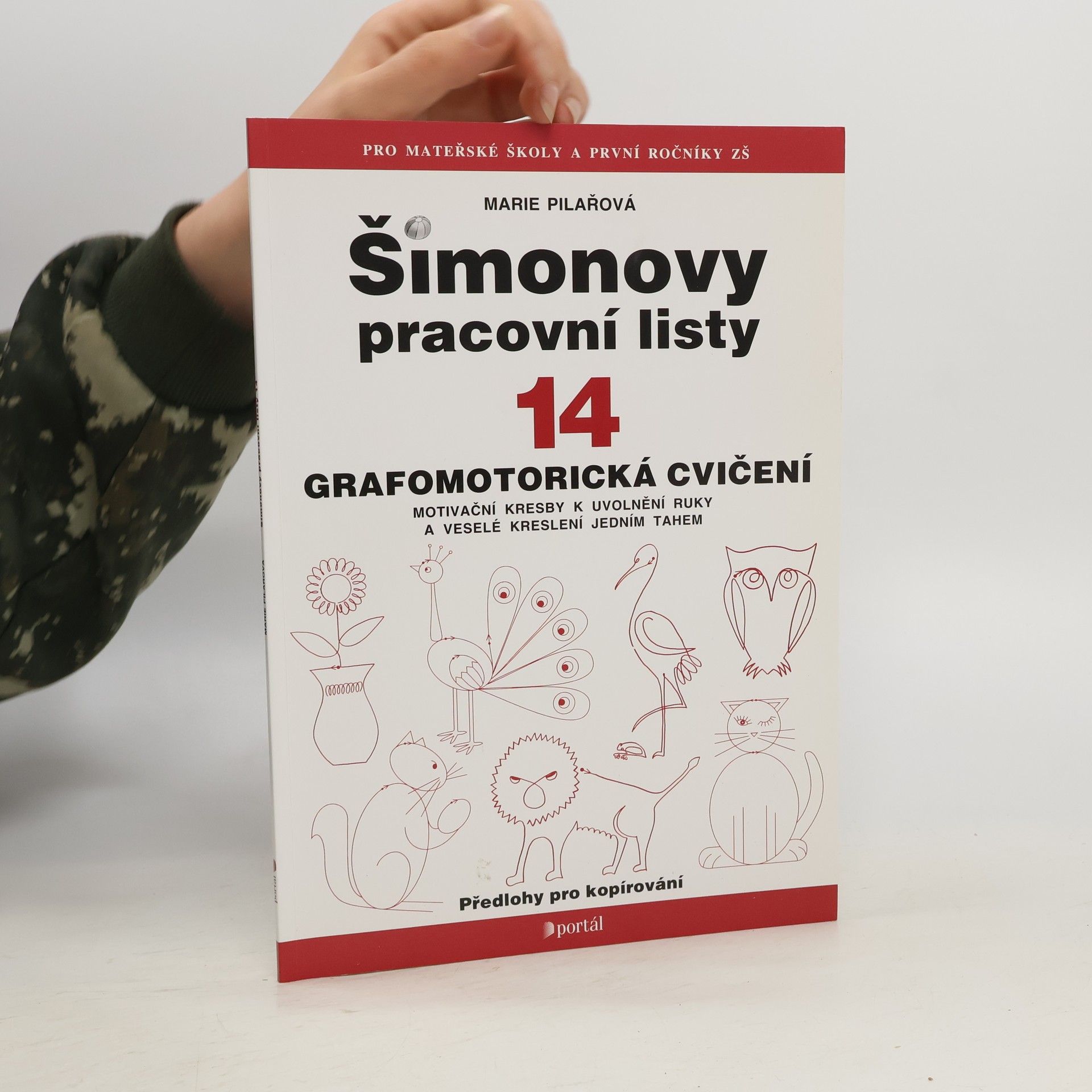 Marie Pilařová Šimonovy pracovní listy. 14, Grafomotorická cvičení