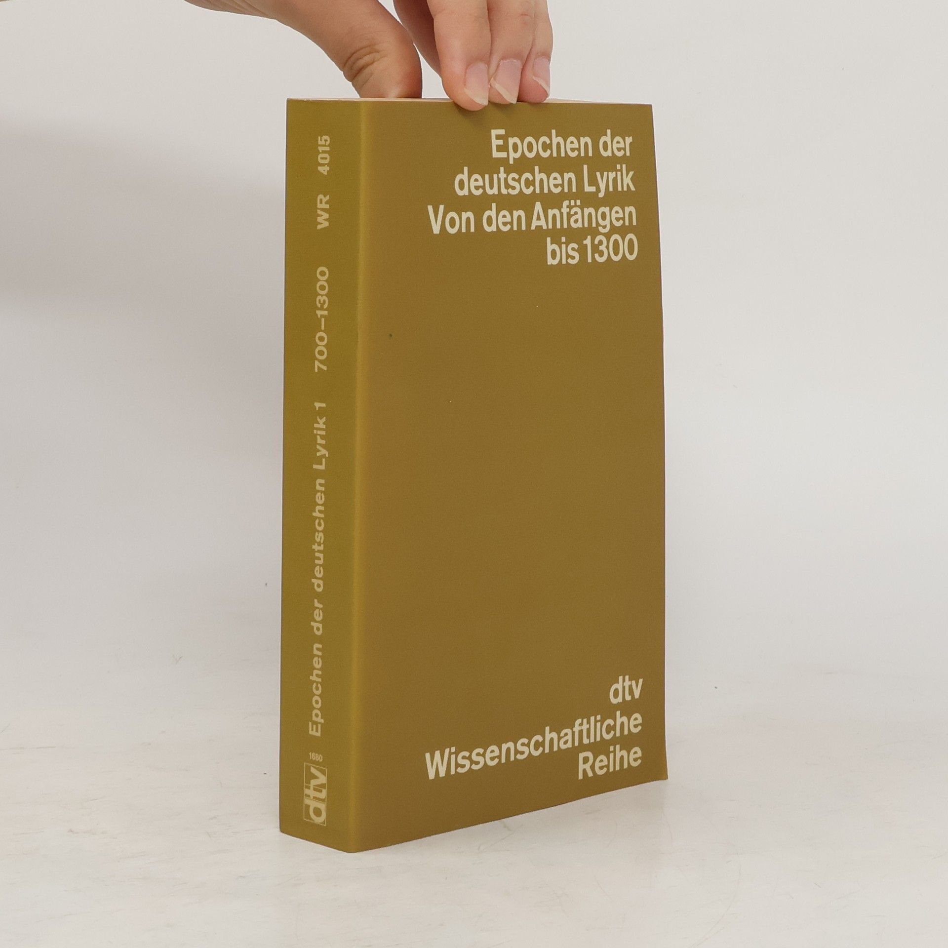 Autorenkollektiv Epochen der deutschen Lyrik 1. Von den Anfängen bis 1300