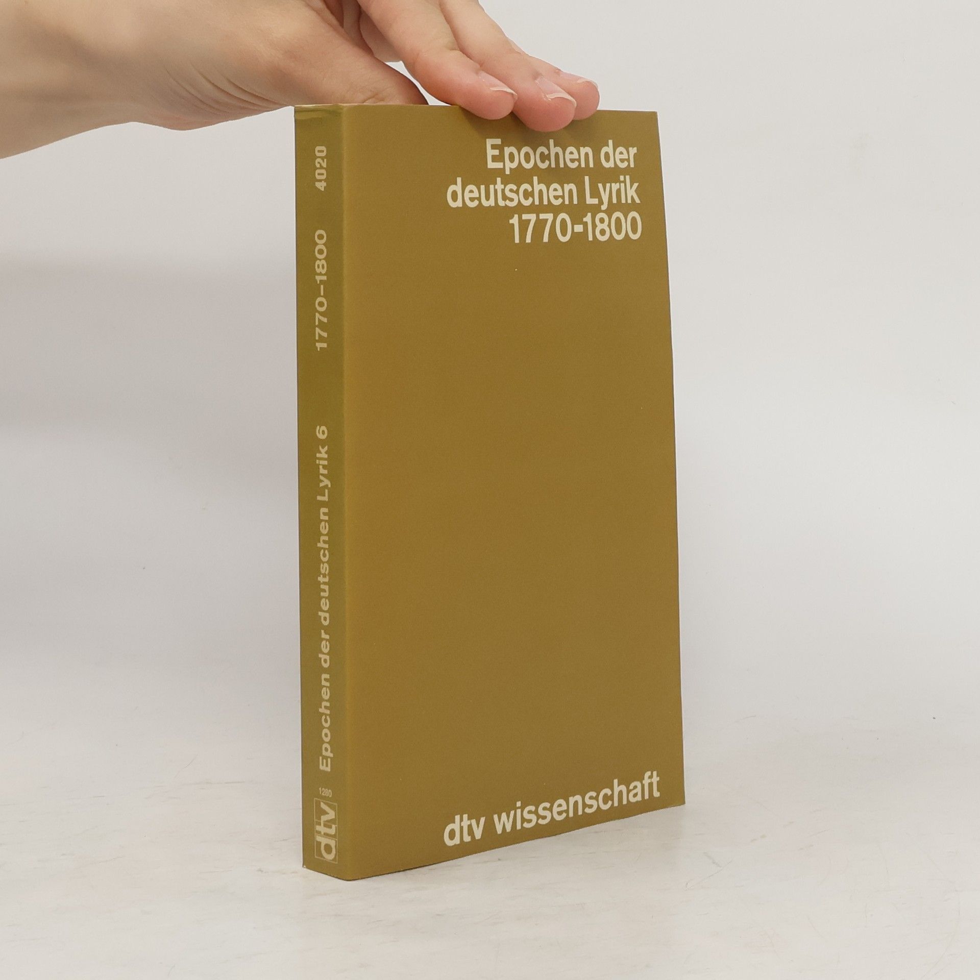 Autorenkollektiv Epochen der deutschen Lyrik 1770-1800