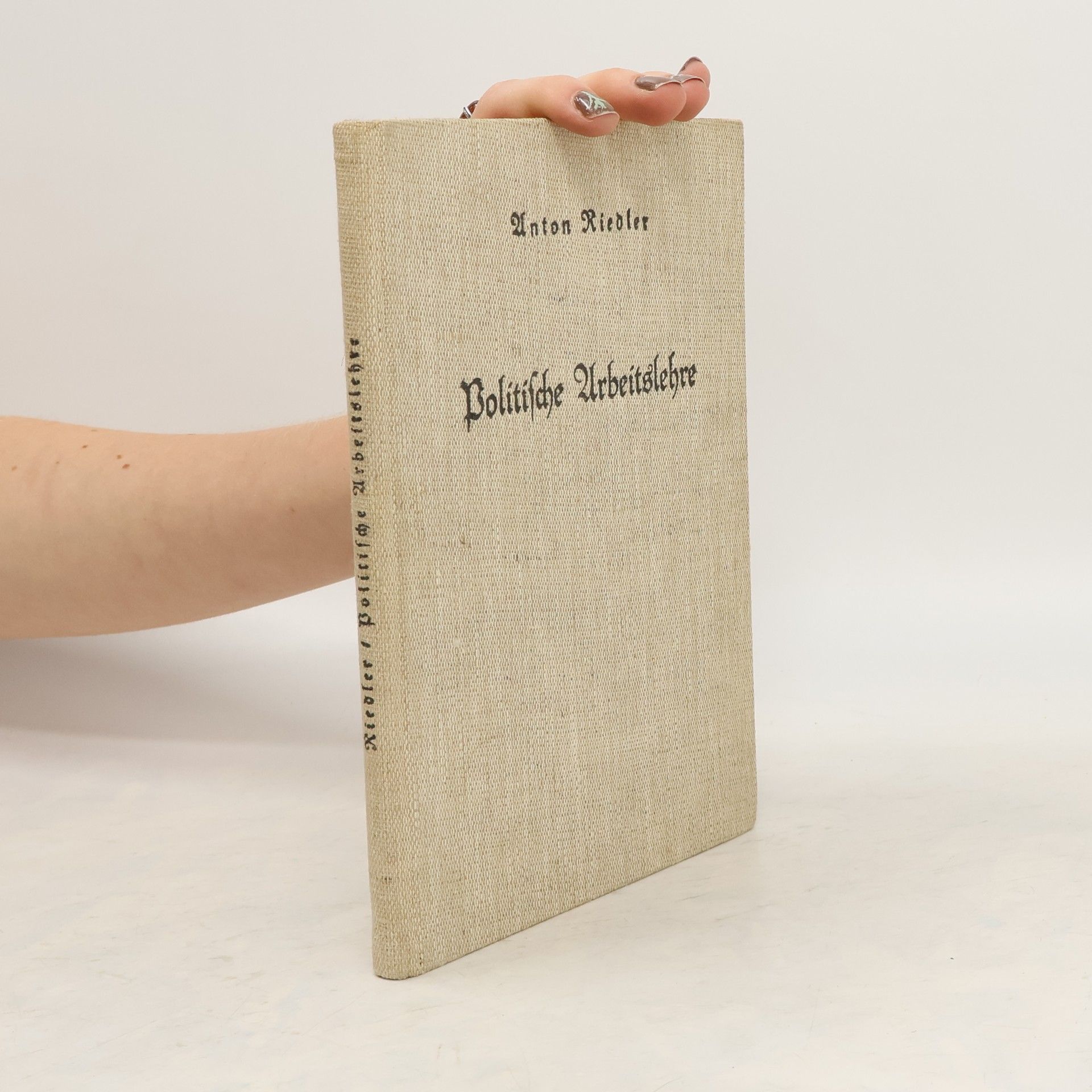 Anton Riedler Politische Arbeitslehre