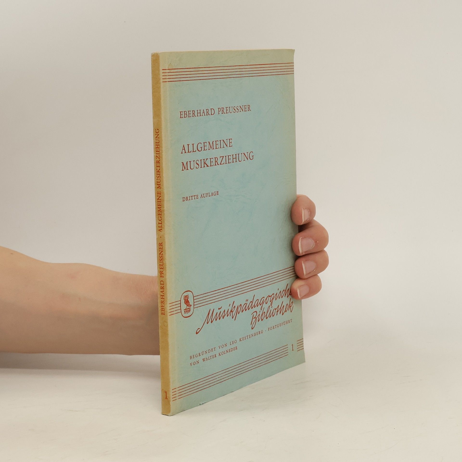 Eberhard Preussner Allgemeine Musikerziehung