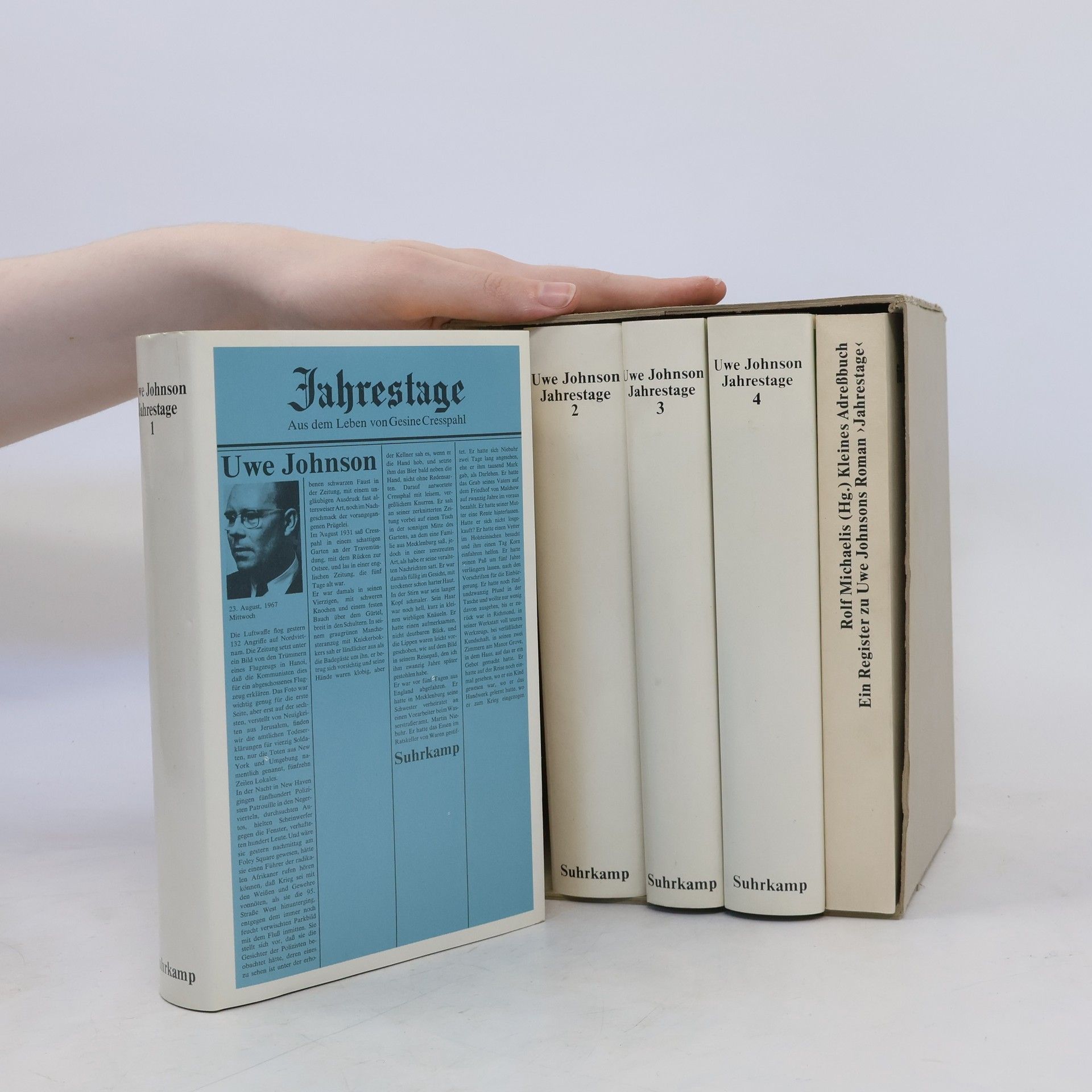 Uwe Johnson Jahrestage. Aus dem Leben von Gesine Cresspahl 1-4