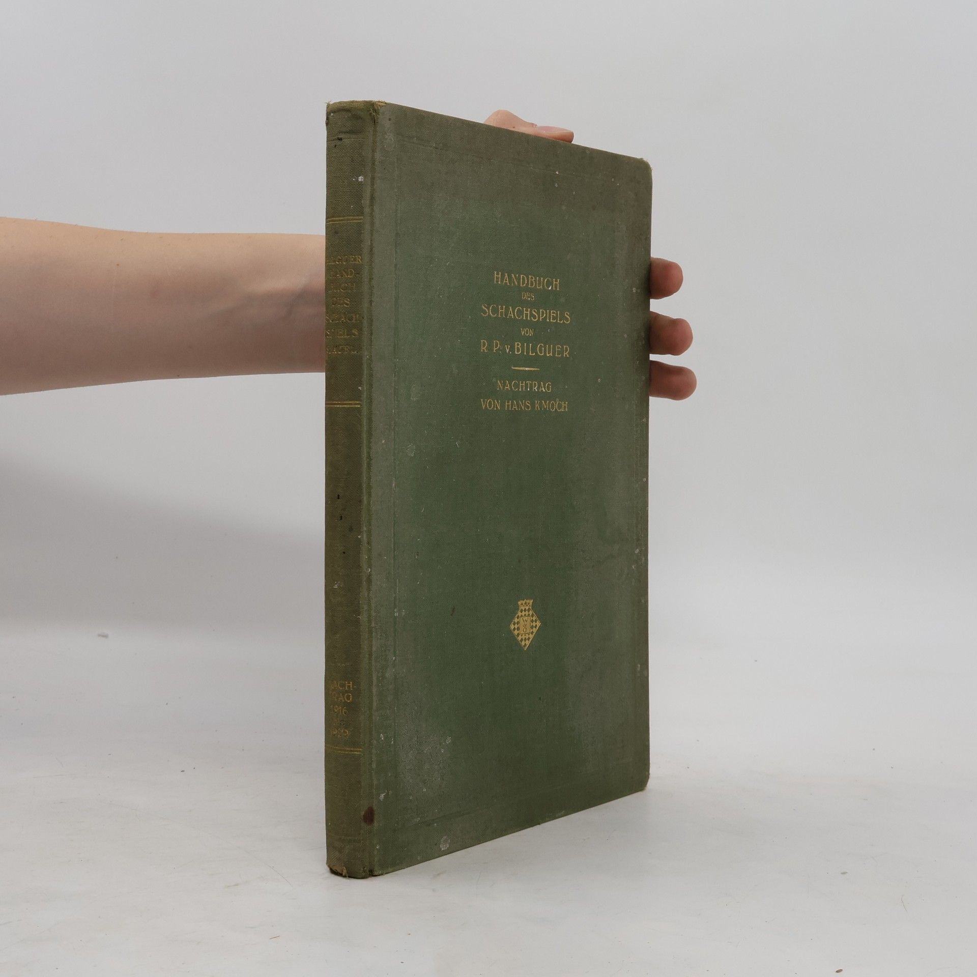 Paul Rudolf von Bilguer Handbuch des Schachspiels