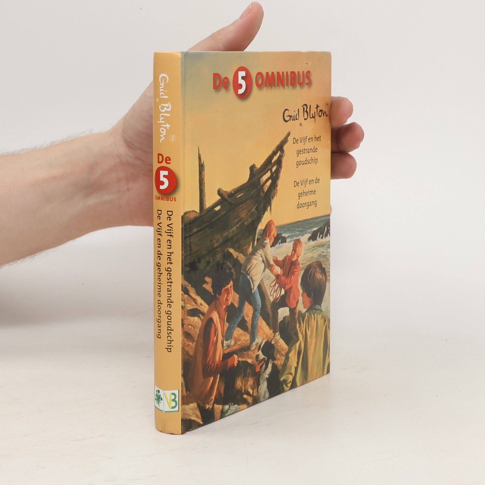 Enid Blyton De Vijf en het gestrande goudschip. De Vijf en de geheime doorgang
