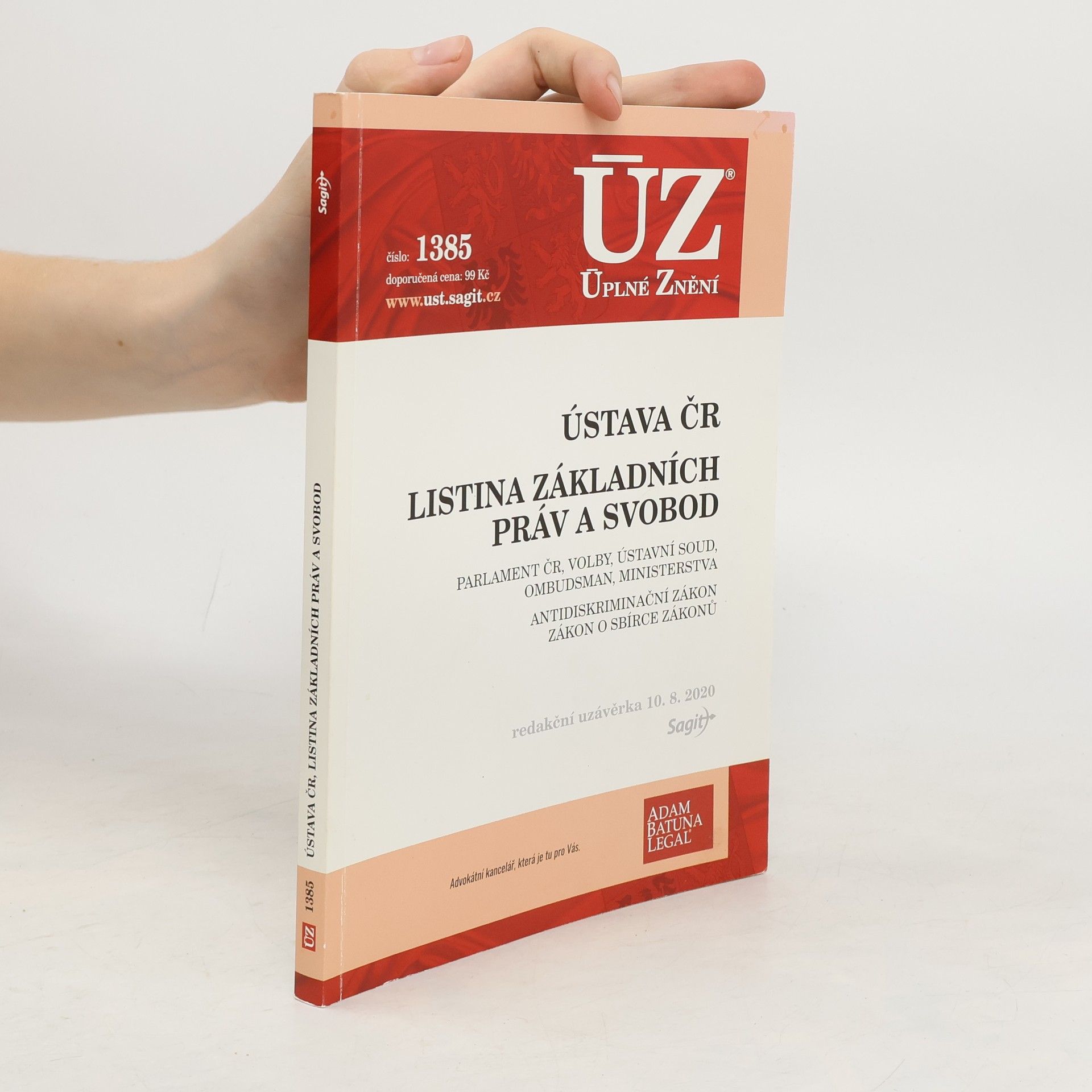 Autores varios ÚZ 1385 Ústava ČR, Listina základních práv a svobod