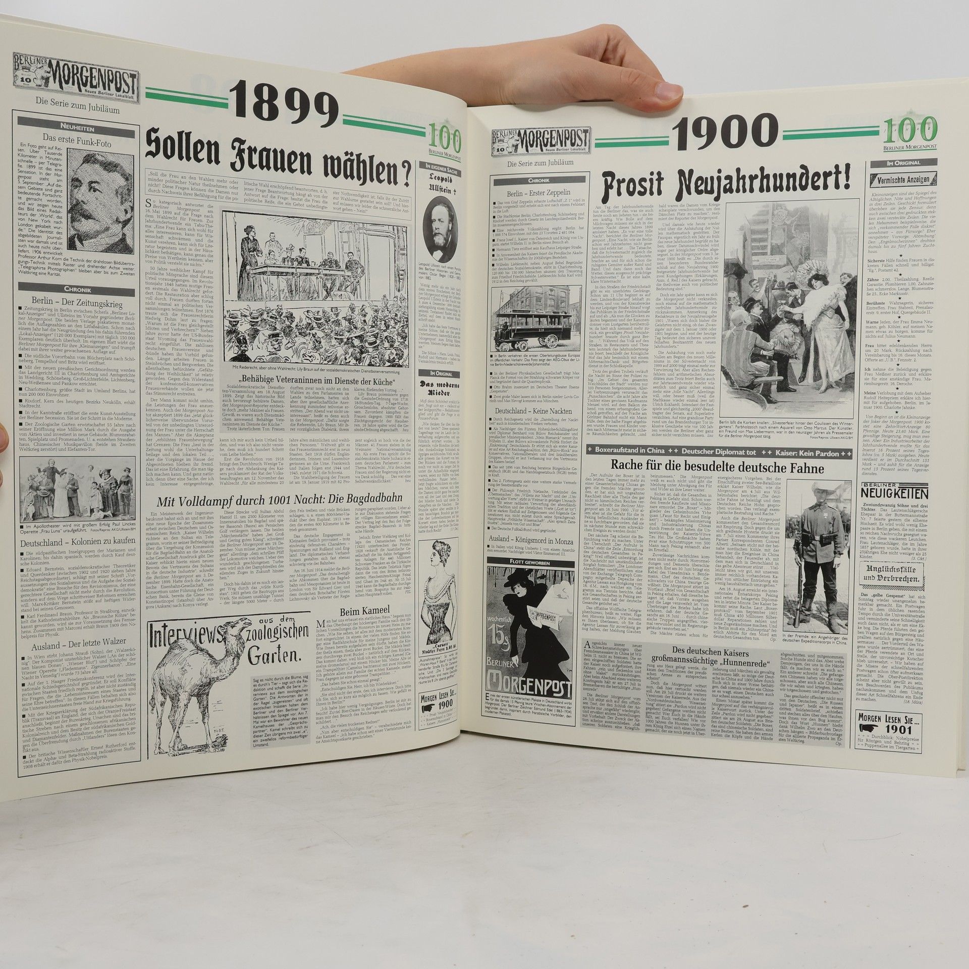 Collectif d'auteurs Das Buch. 100 Jahre Berliner Morgenpost
