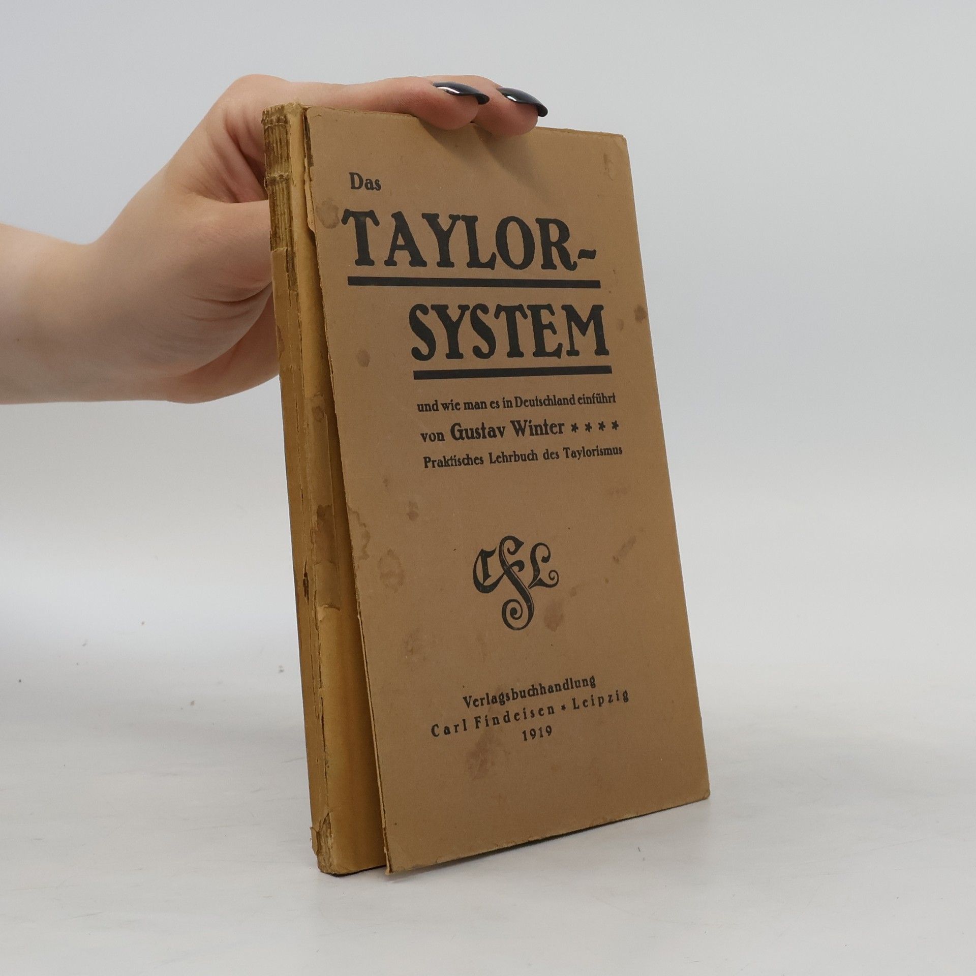 Gustav Winter Das Taylorsystem und wie man es in Deutschland einführt