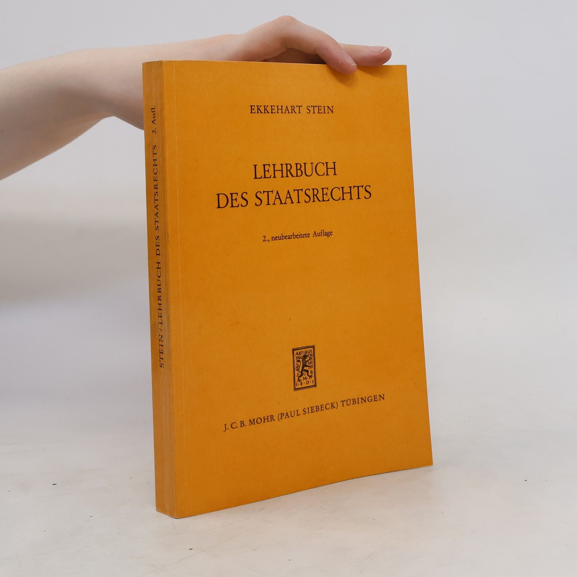 Ekkehart Stein Lehrbuch des Staatsrechts