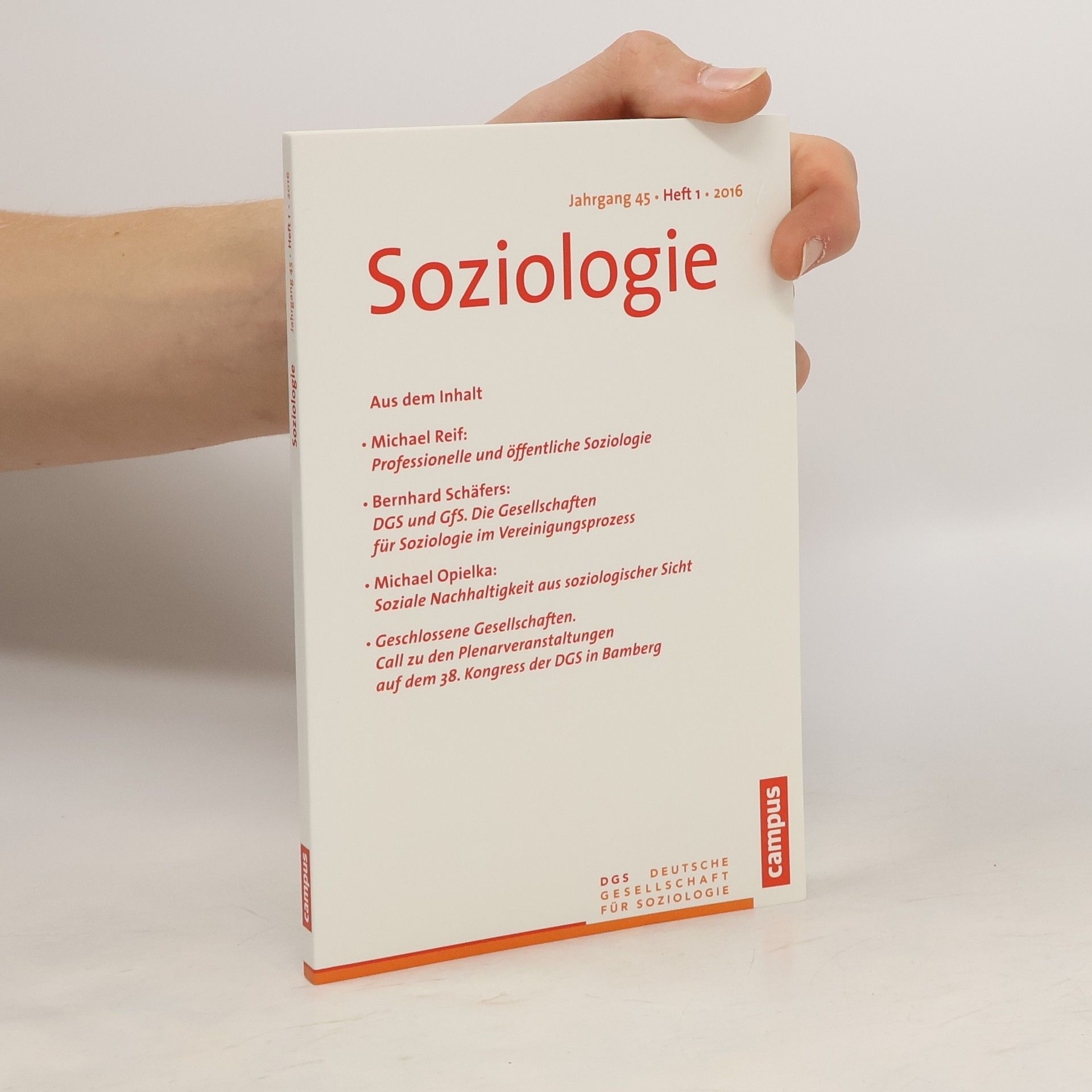 Georg Vobruba Soziologie 1/2016