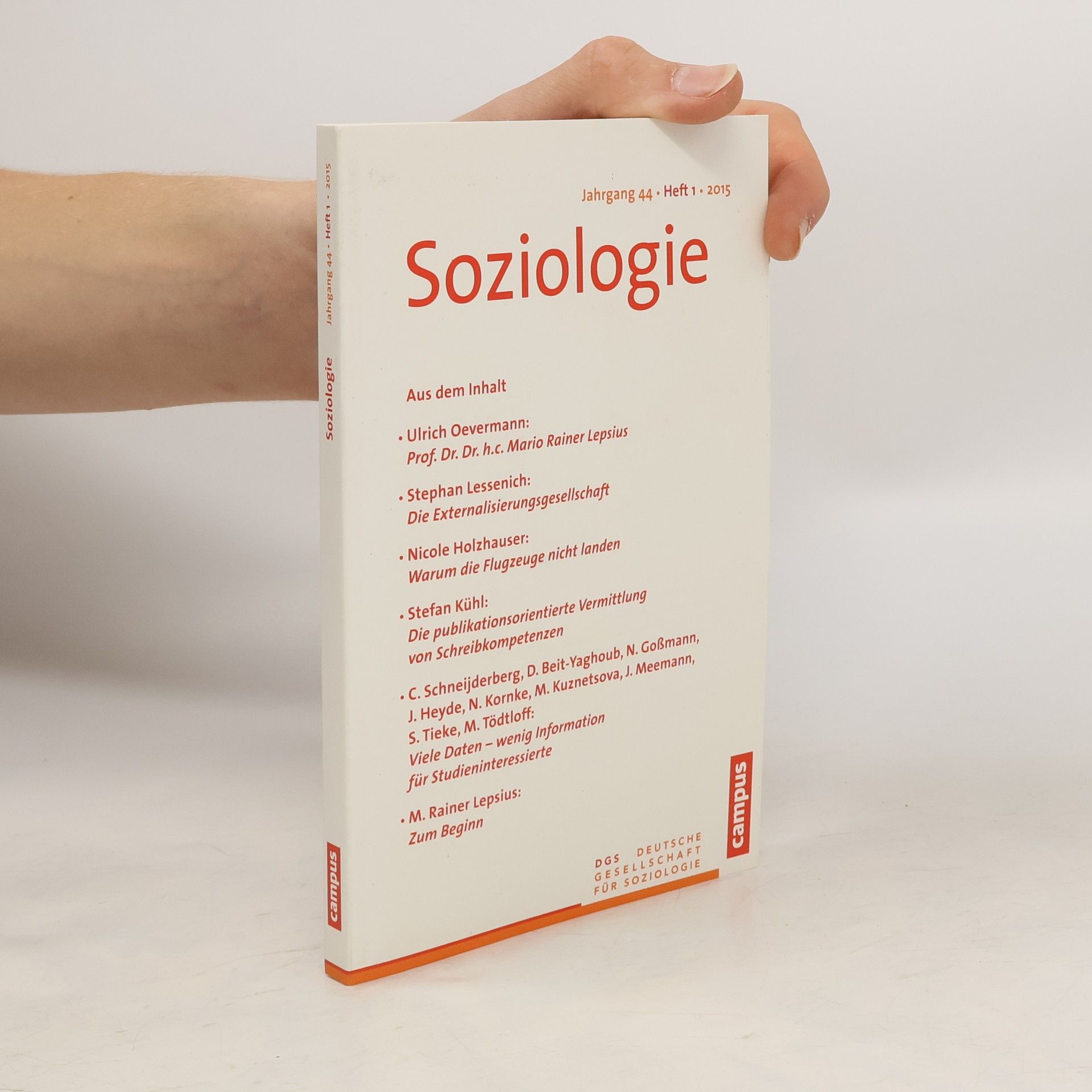 Sylke Nissen Soziologie Jg. 44 (2015) 1