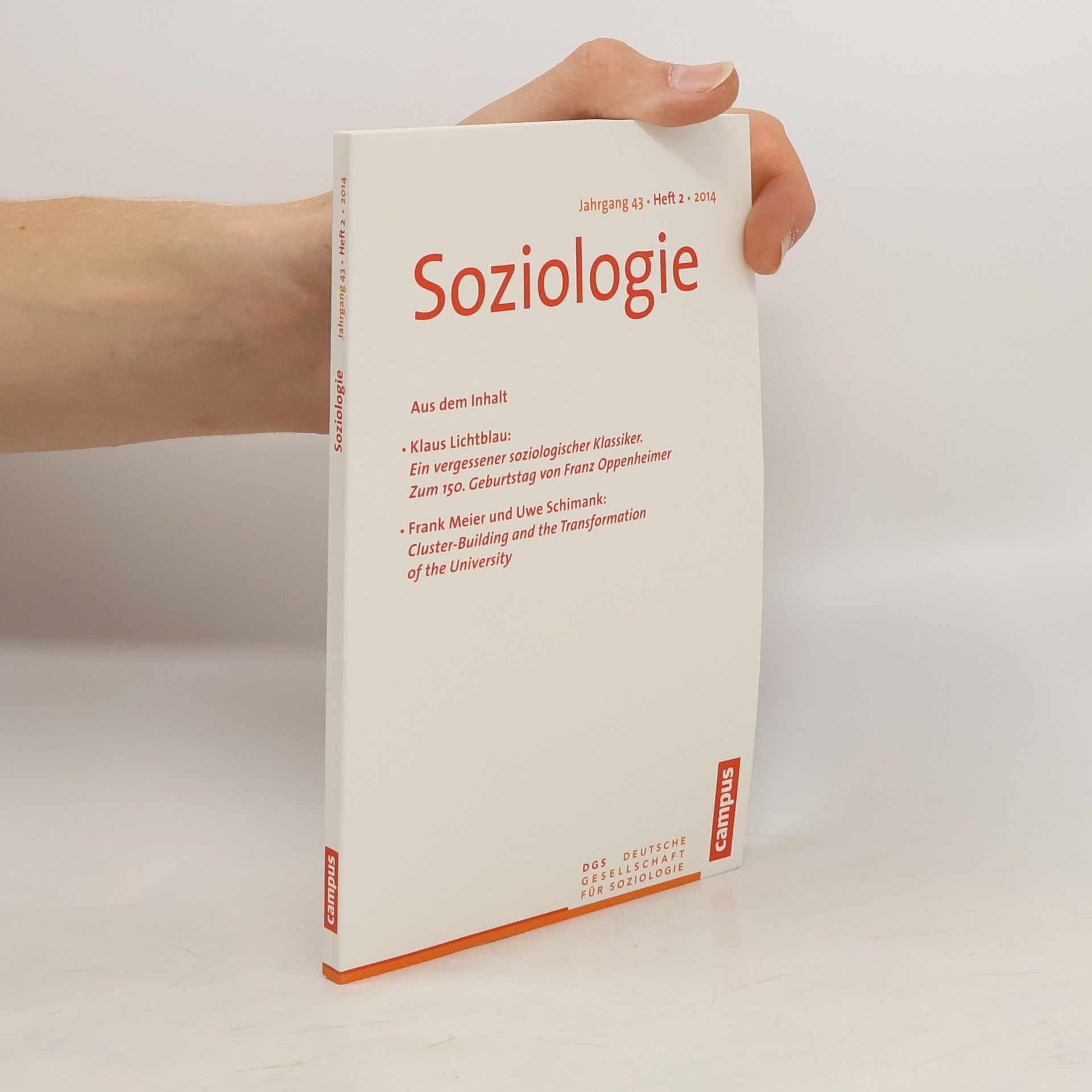 Autores varios Soziologie. Jahrgang 43. Heft 2