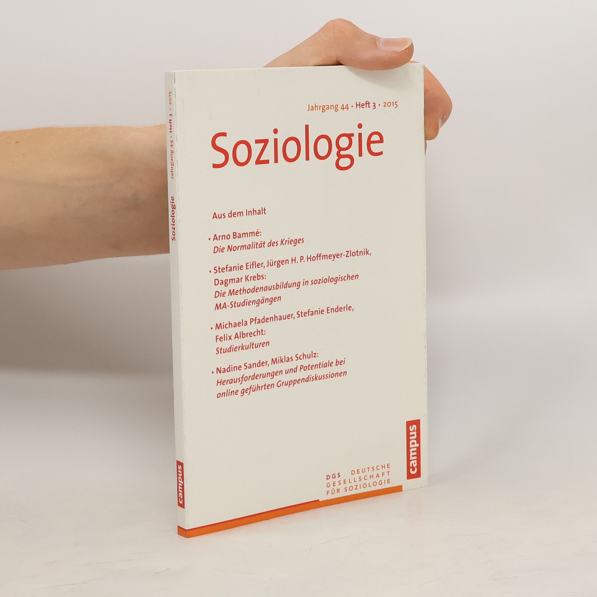 Sylke Nissen Soziologie Jg. 44 (2015) 3