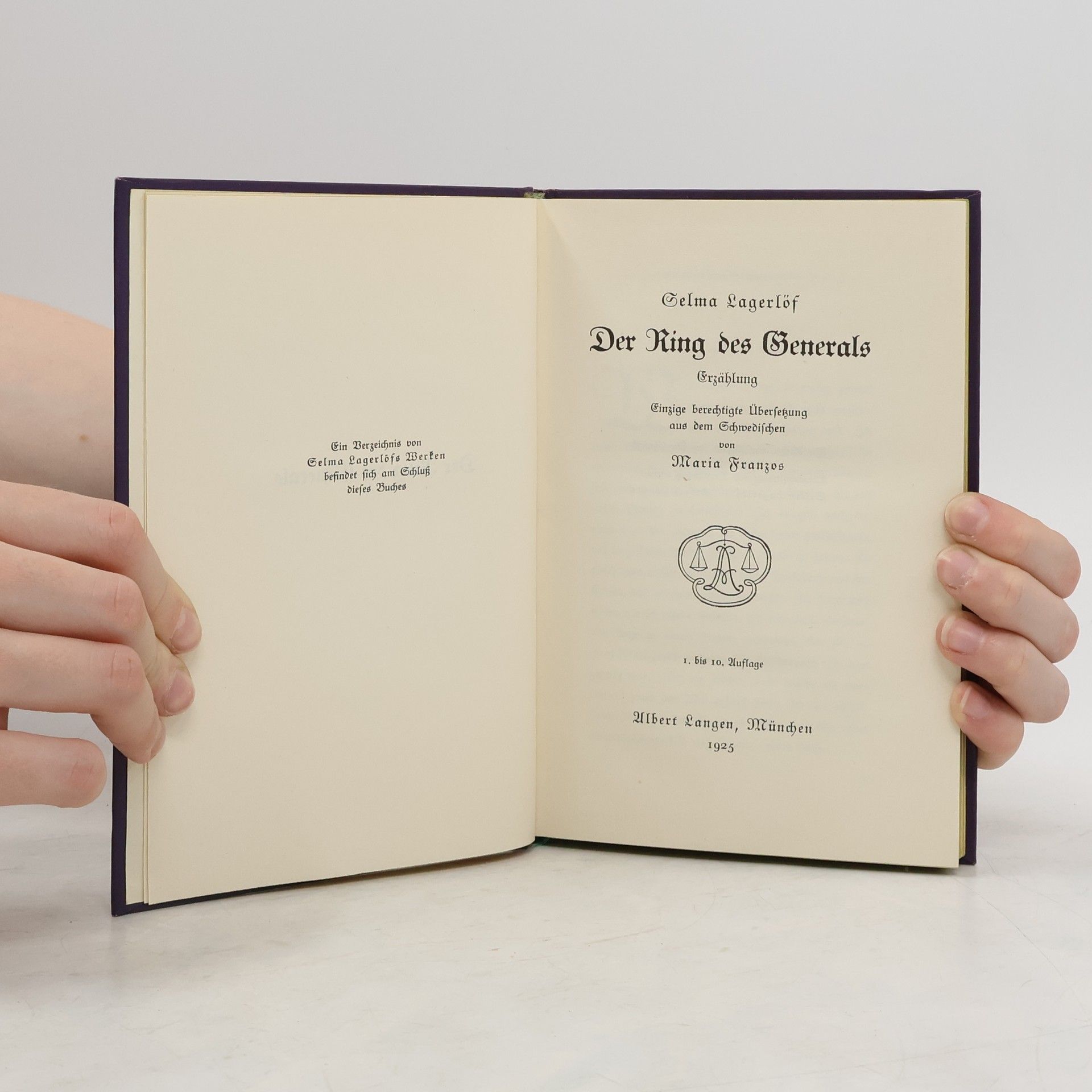 Selma Lagerlöf Der Ring des Generals