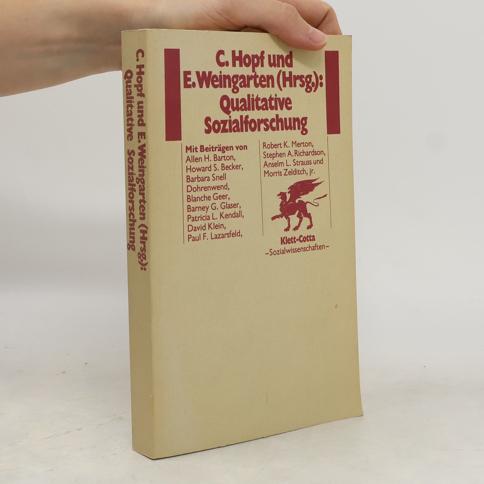 Christel Hopf Qualitative Sozialforschung