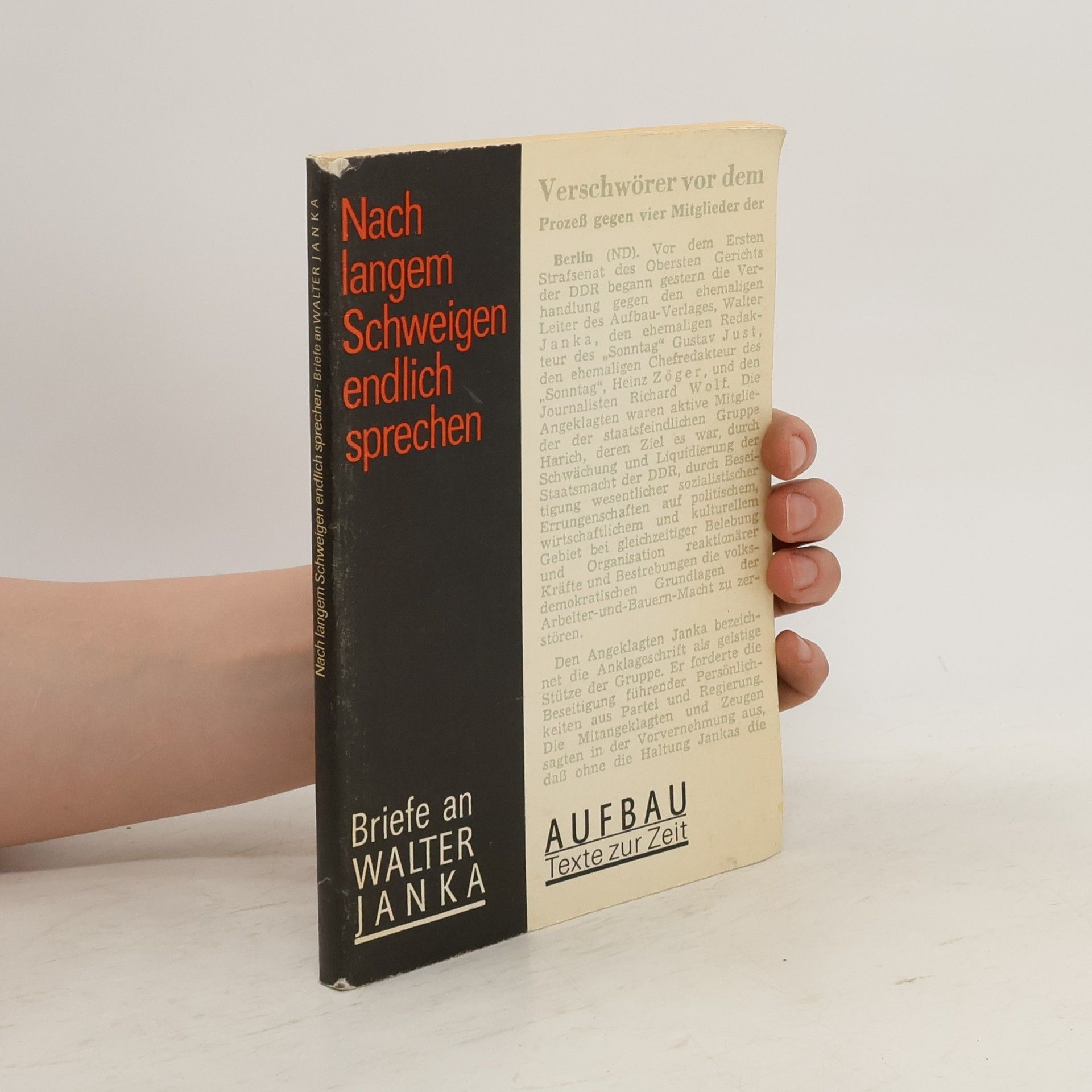 Alfred Eichhorn Nach langem Schweigen endlich sprechen