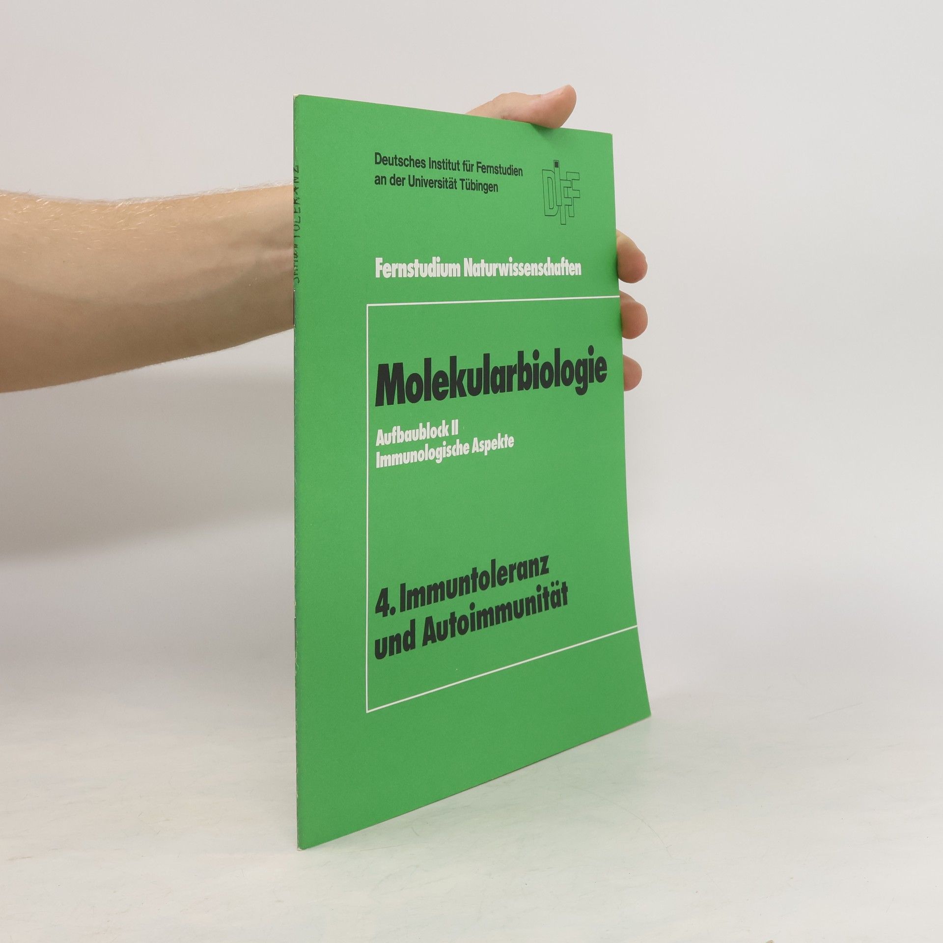 Collectif d'auteurs Molekularbiologie. Aufbaublock II. Immunologische Aspekte